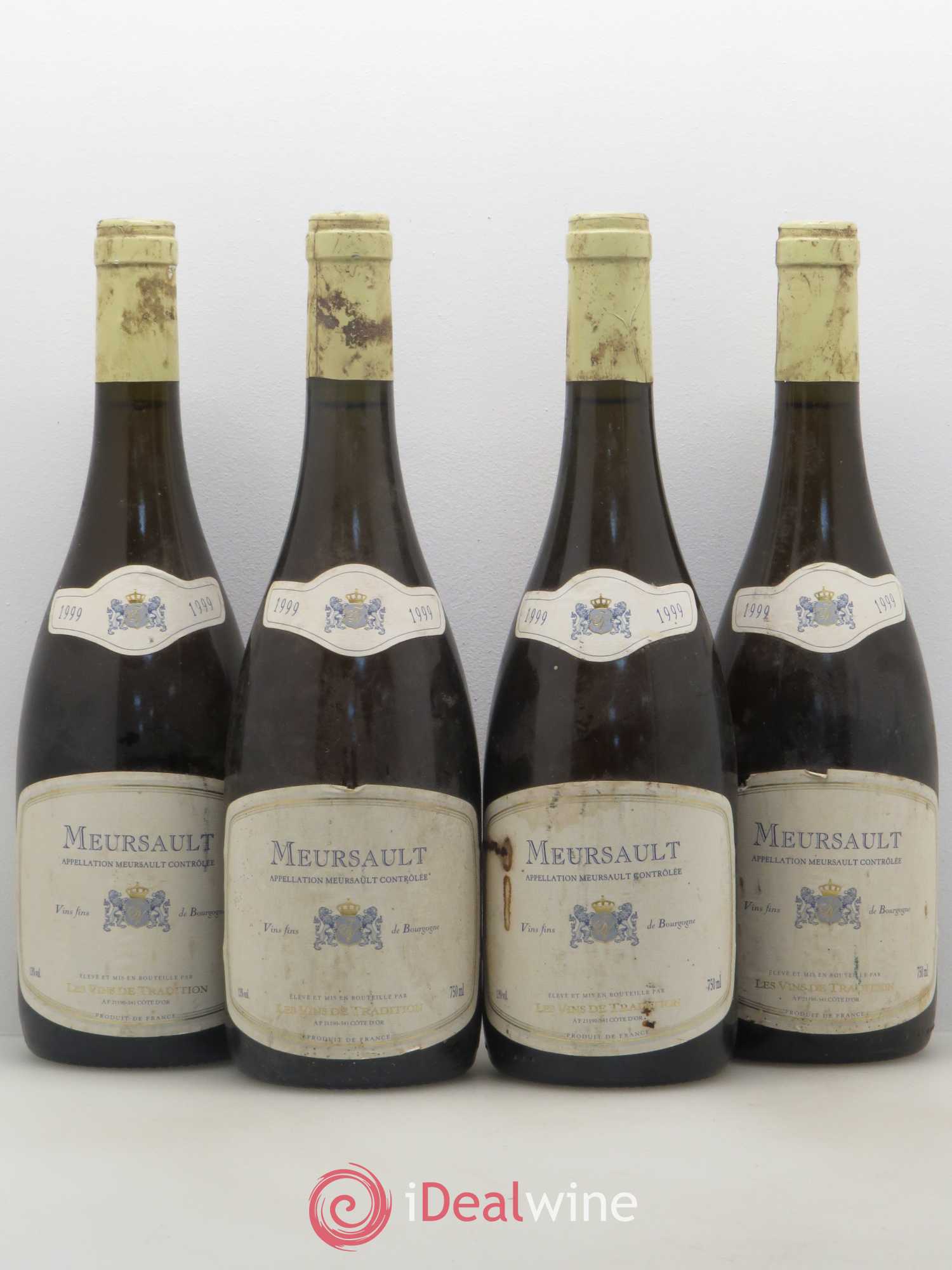 Meursault Les Vins de Traditions 1999 - Posten von 4 Flaschen - 0