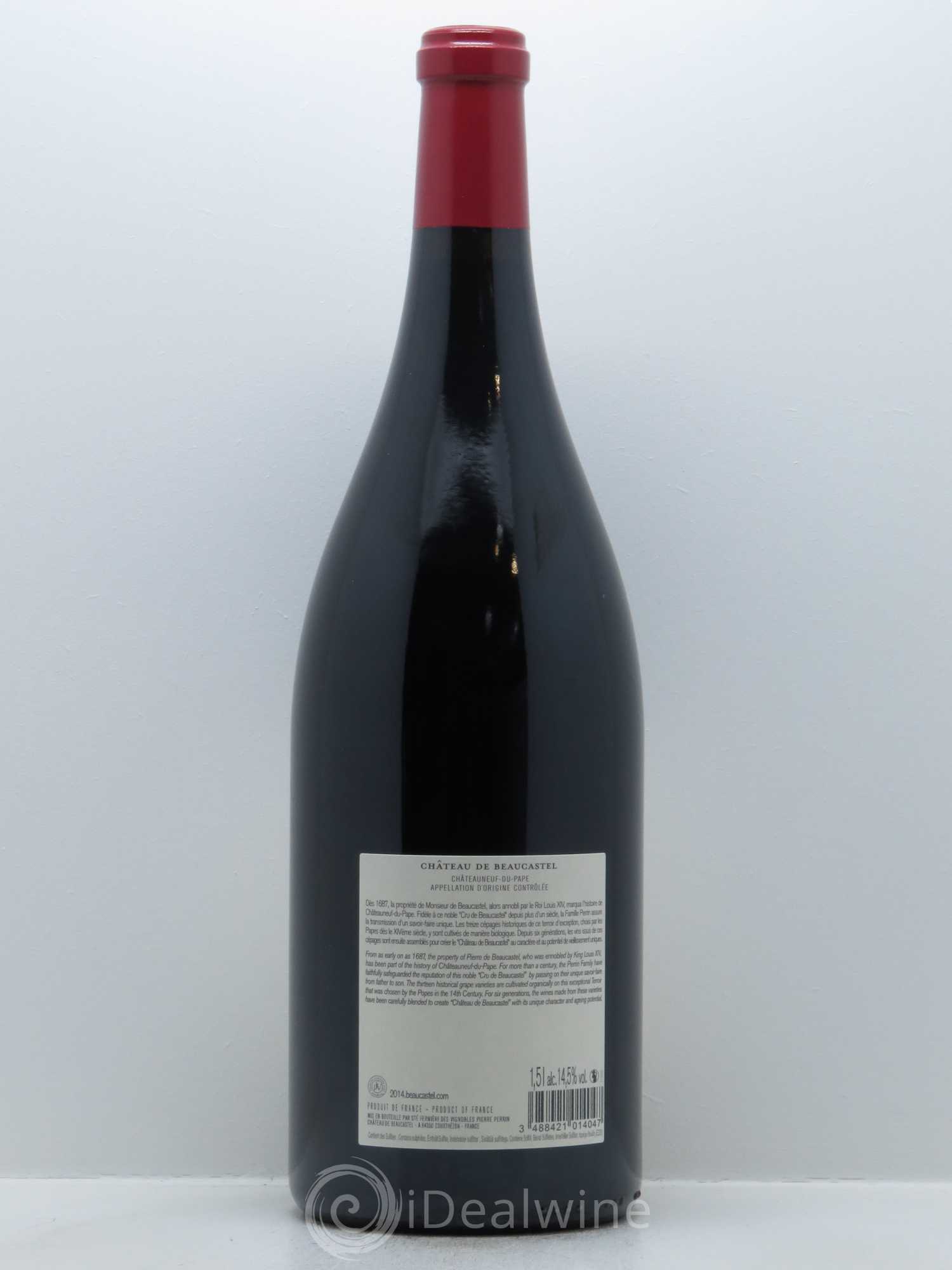 Châteauneuf-du-Pape Château de Beaucastel Famille Perrin 2014 - Lot de 1 magnum - 1