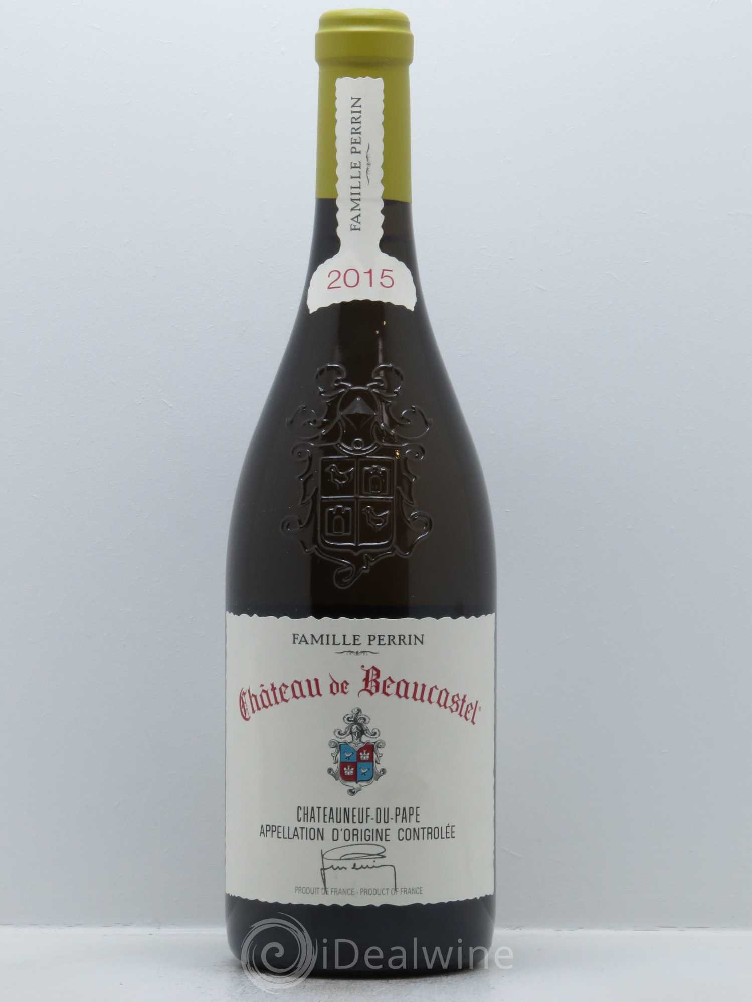 Châteauneuf-du-Pape Château de Beaucastel Famille Perrin 2015 - Lot de 1 bouteille - 0
