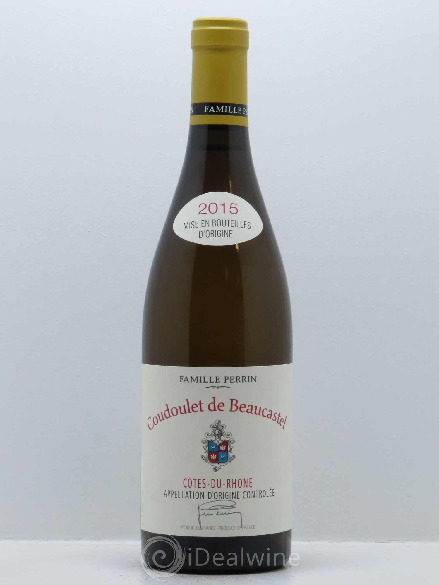 Côtes-du-Rhône Coudoulet de Beaucastel Famille Perrin 2015 - Lot de 1 bouteille - 0
