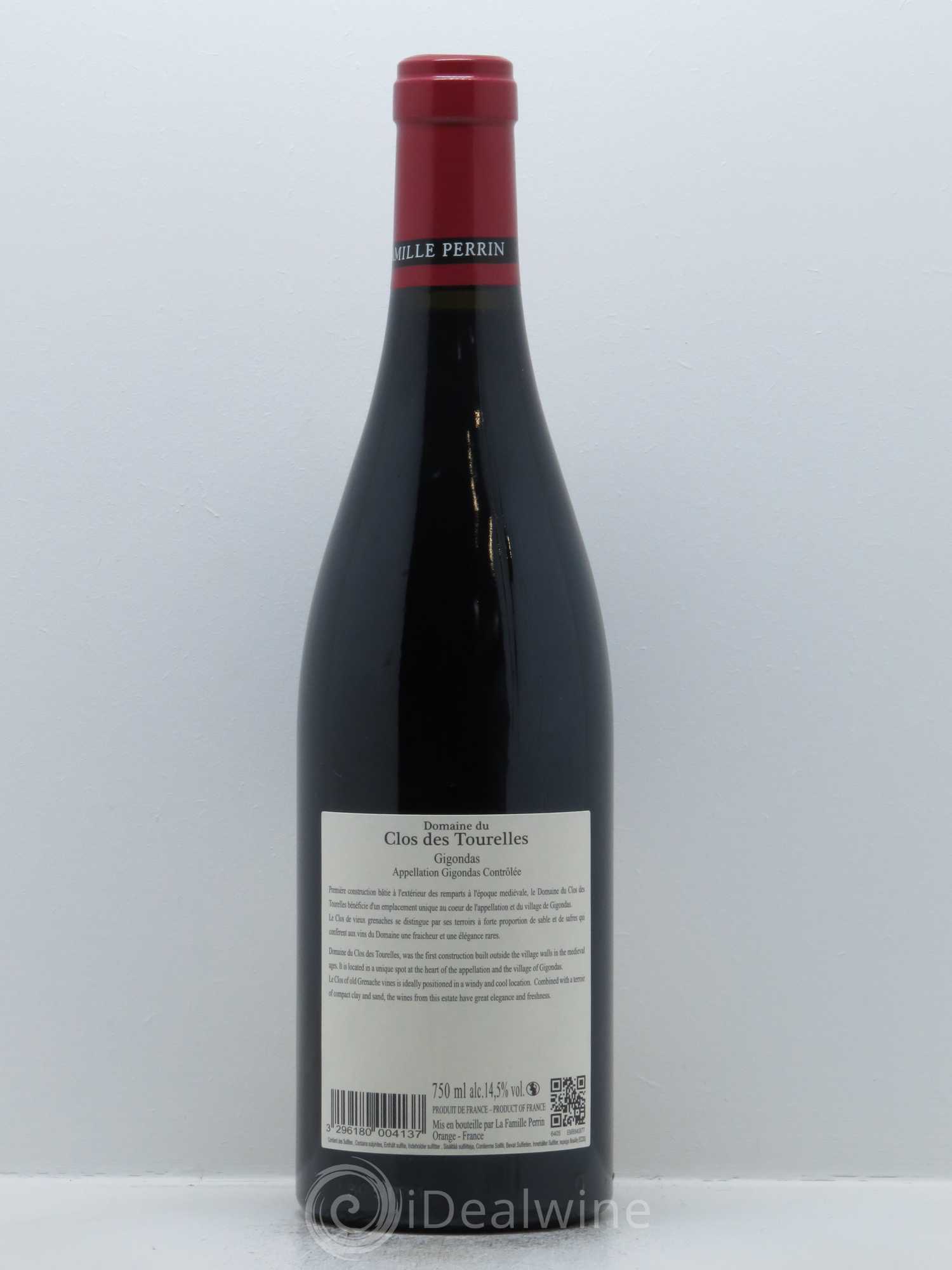 Gigondas Clos Des Tourelles (Domaine du) Famille Perrin 2014 - Lot de 1 bouteille - 1