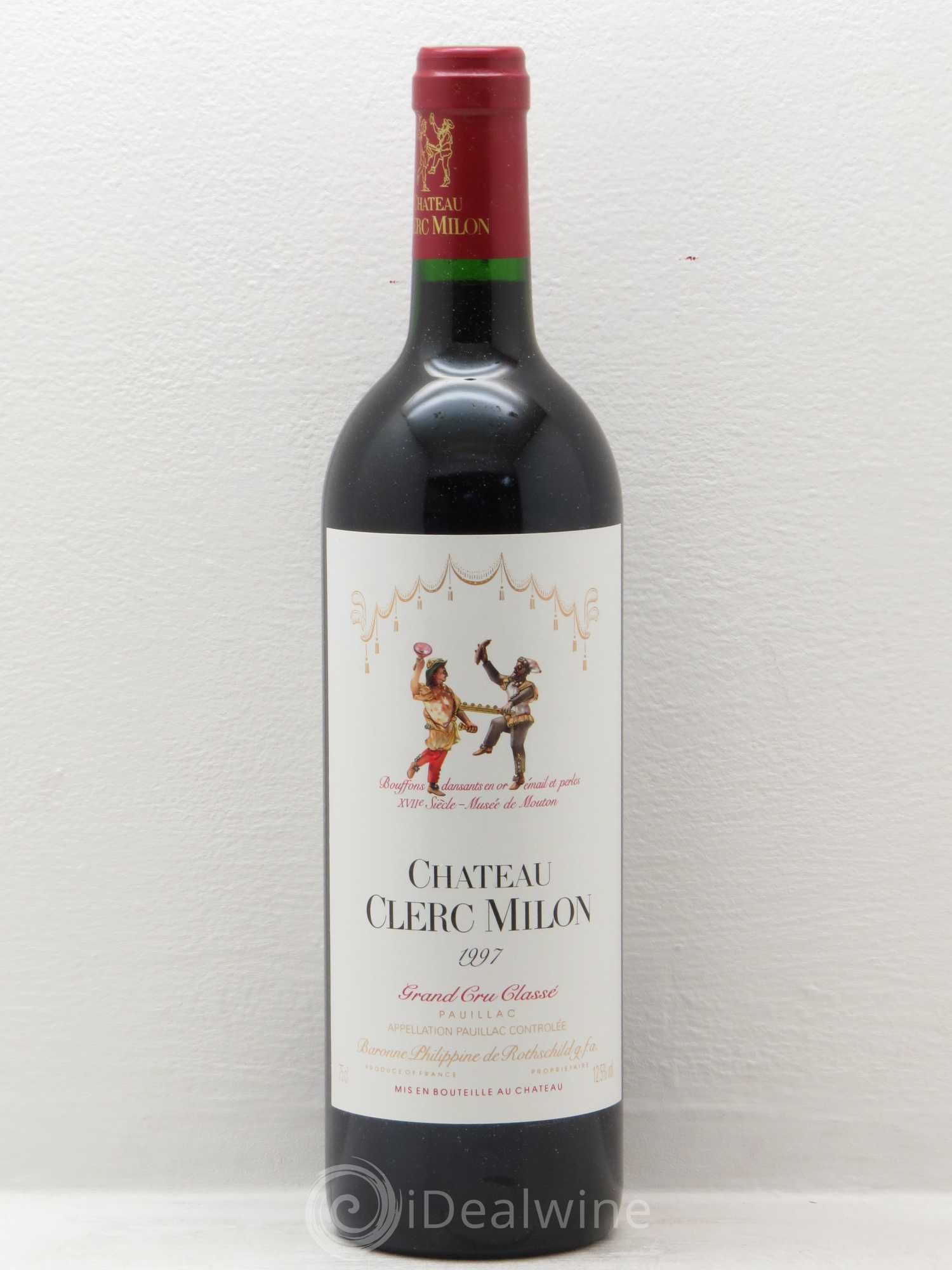Château Clerc Milon 5ème Grand Cru Classé 1997 - Lot de 12 bouteilles - 0