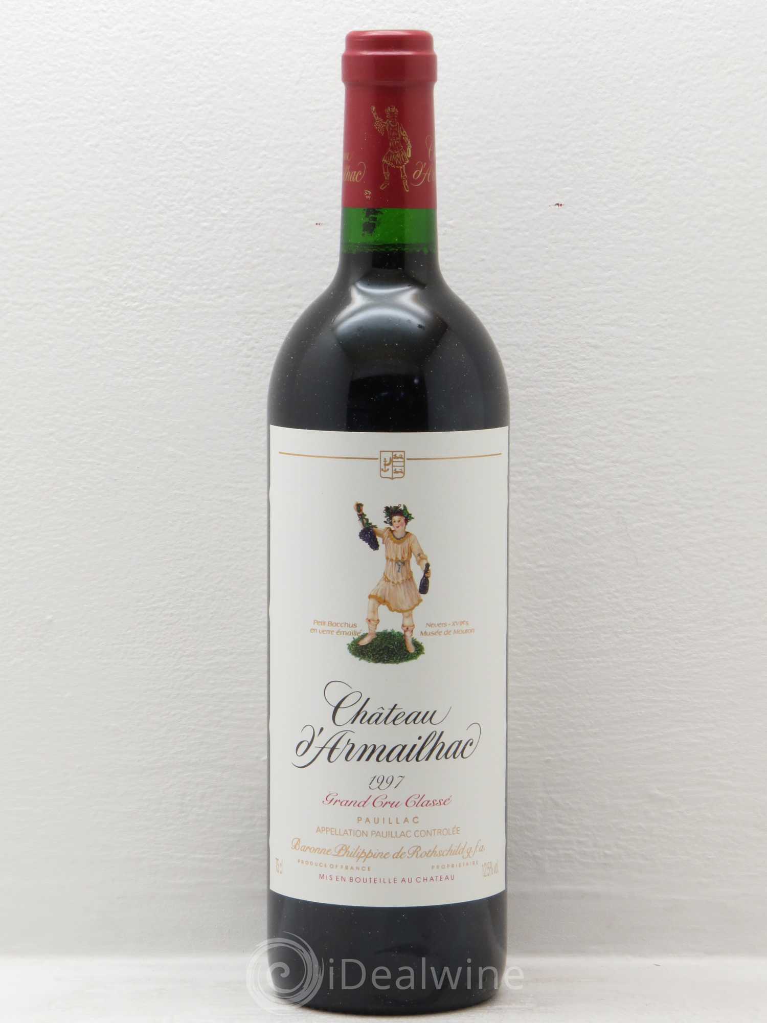 Château d' Armailhac - Mouton Baron(ne) Philippe 5ème Grand Cru Classé 1997 - Lot de 12 bouteilles - 0