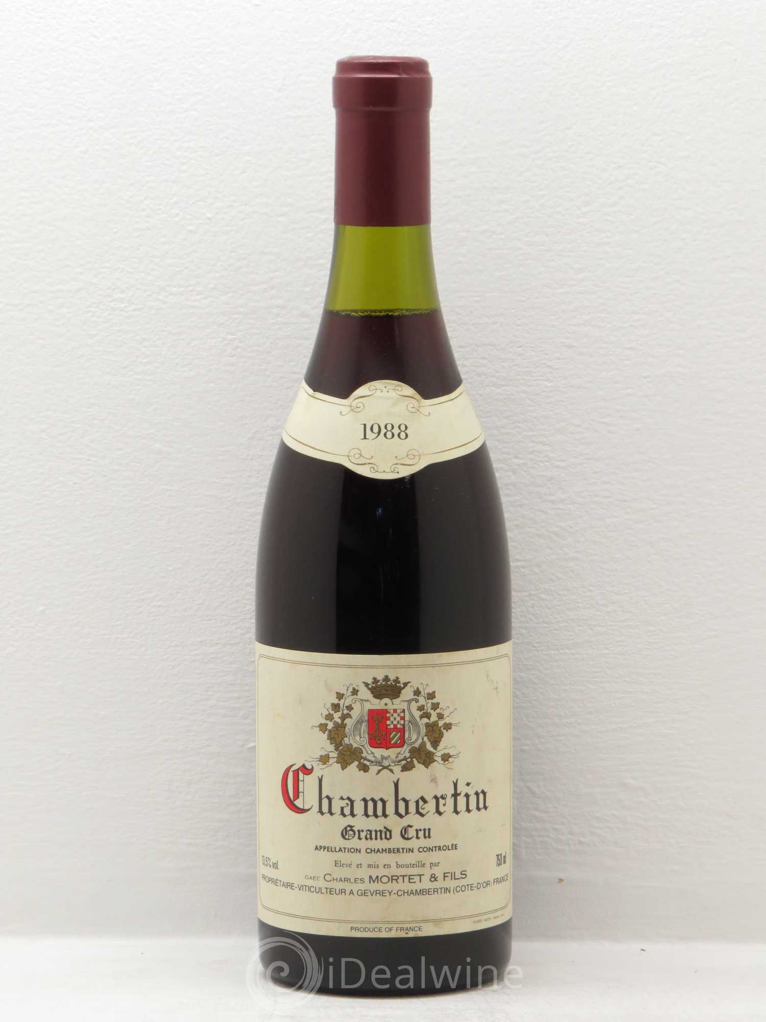 Chambertin Grand Cru Charles Martet 1988 - Posten von 1 Flasche - 0