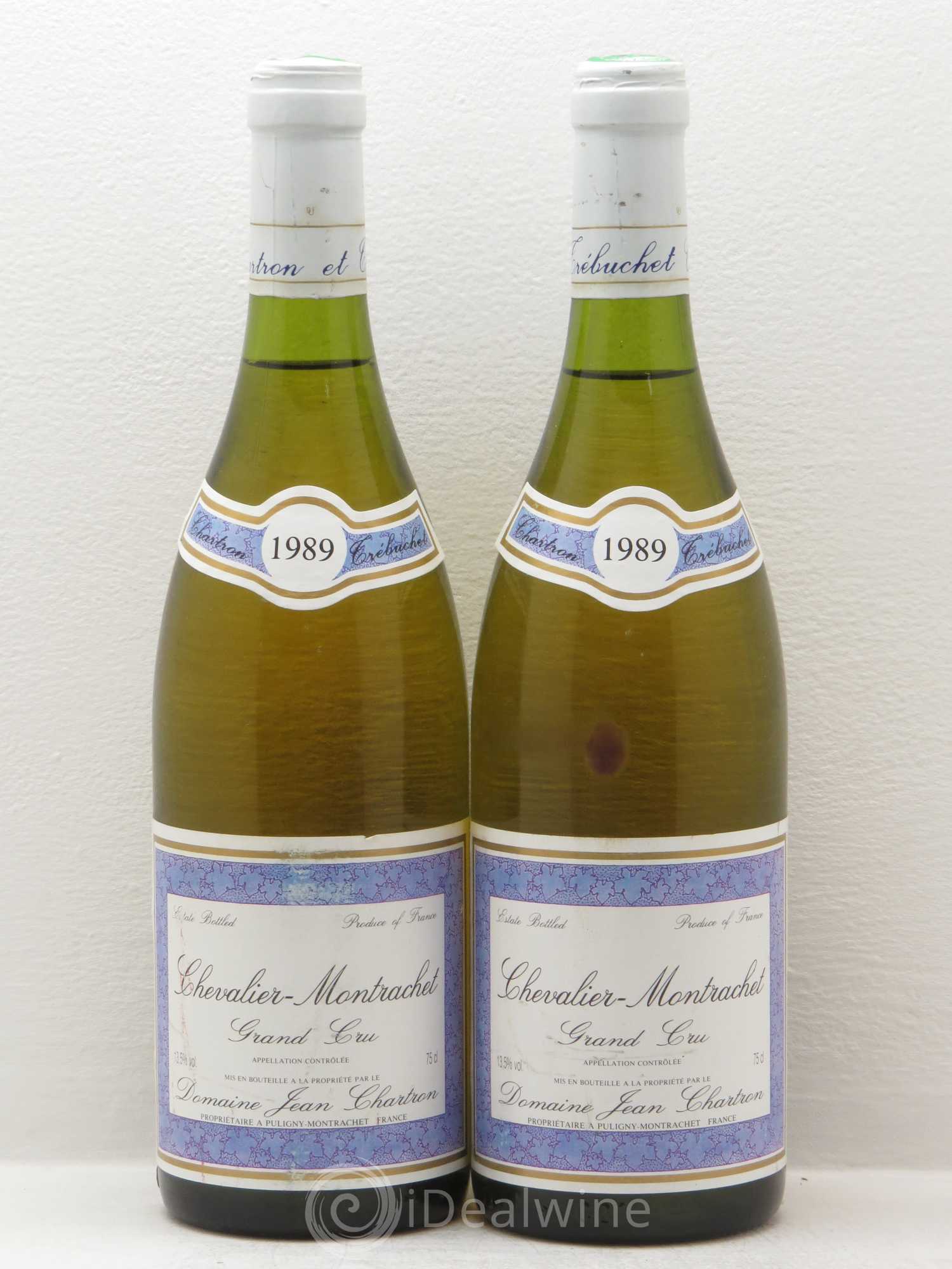 Chevalier-Montrachet Grand Cru Chartron et Trébuchet 1989 - Lot de 2 bouteilles - 0