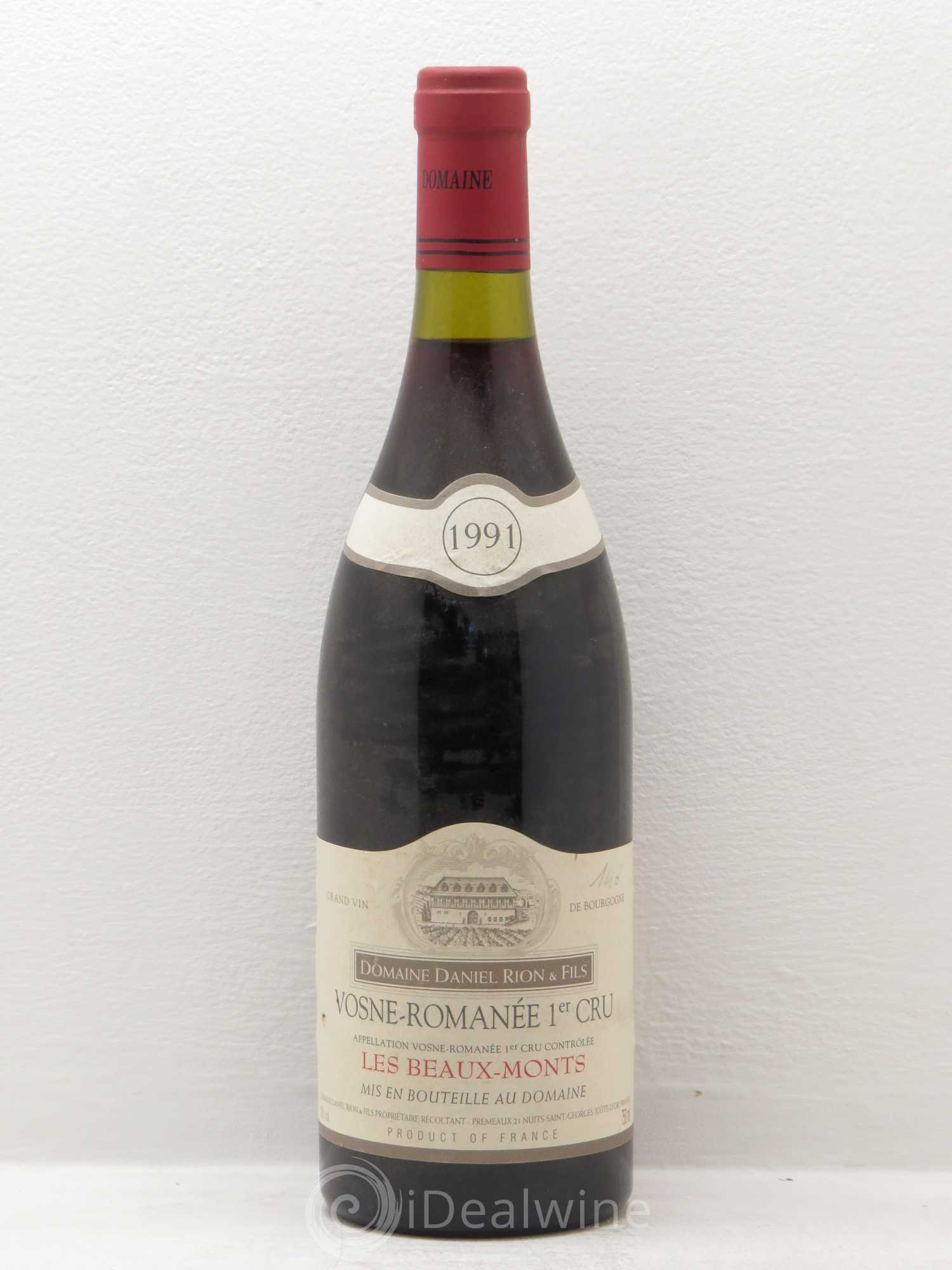 Vosne-Romanée 1er Cru Daniel Rion 1991 - Posten von 6 Flaschen - 0