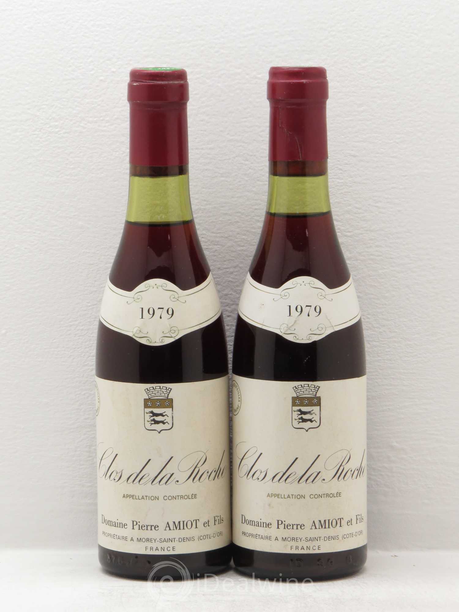 Clos de la Roche Grand Cru Pierre Amiot 1979 - Posten von 2 Demi-Flaschen - 0
