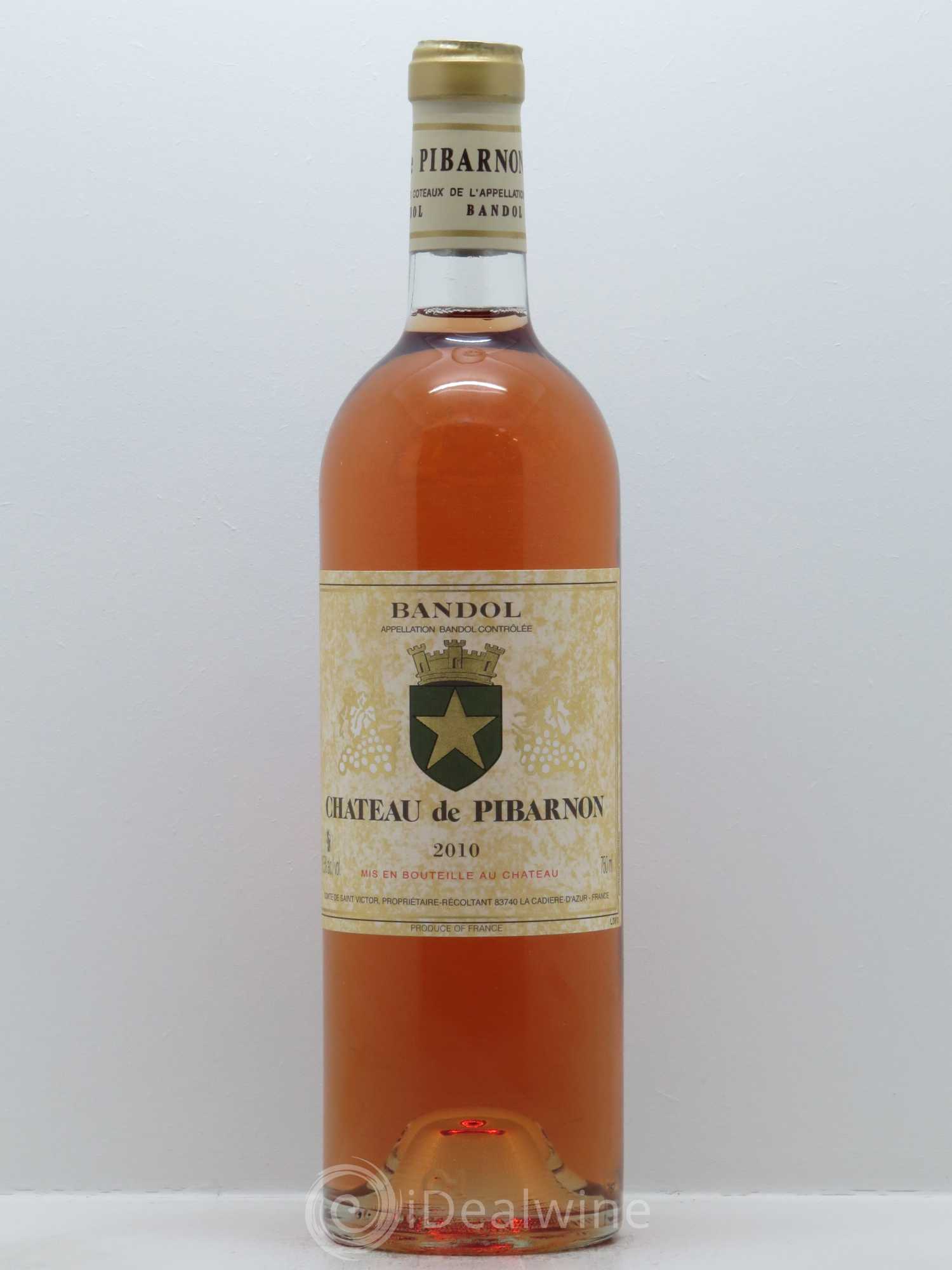 Bandol Château de Pibarnon Comte de Saint-Victor 2010 - Lot de 1 bouteille - 0