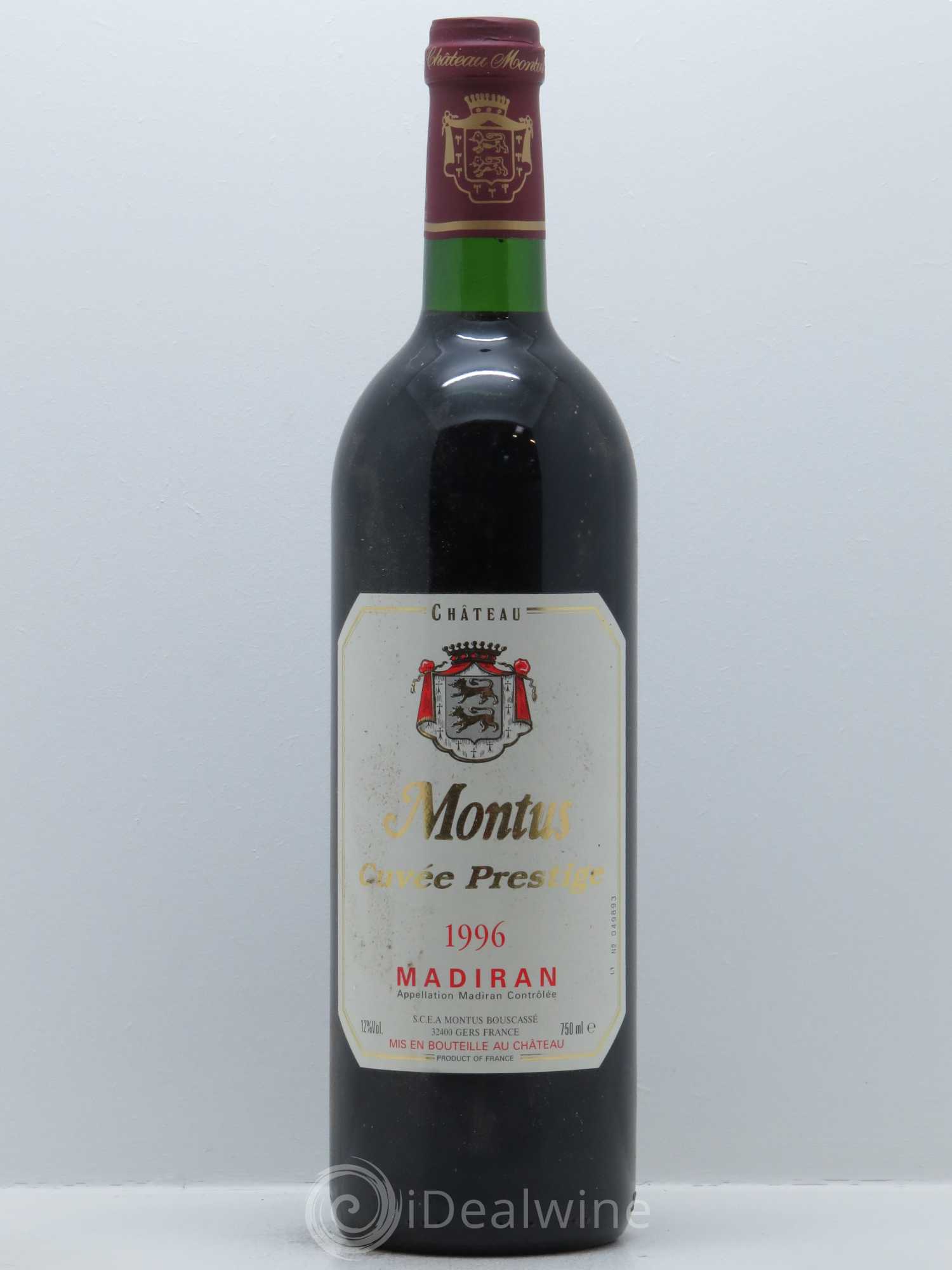 Madiran Château Montus-Prestige Alain Brumont 1996 - Lot de 1 bouteille - 0