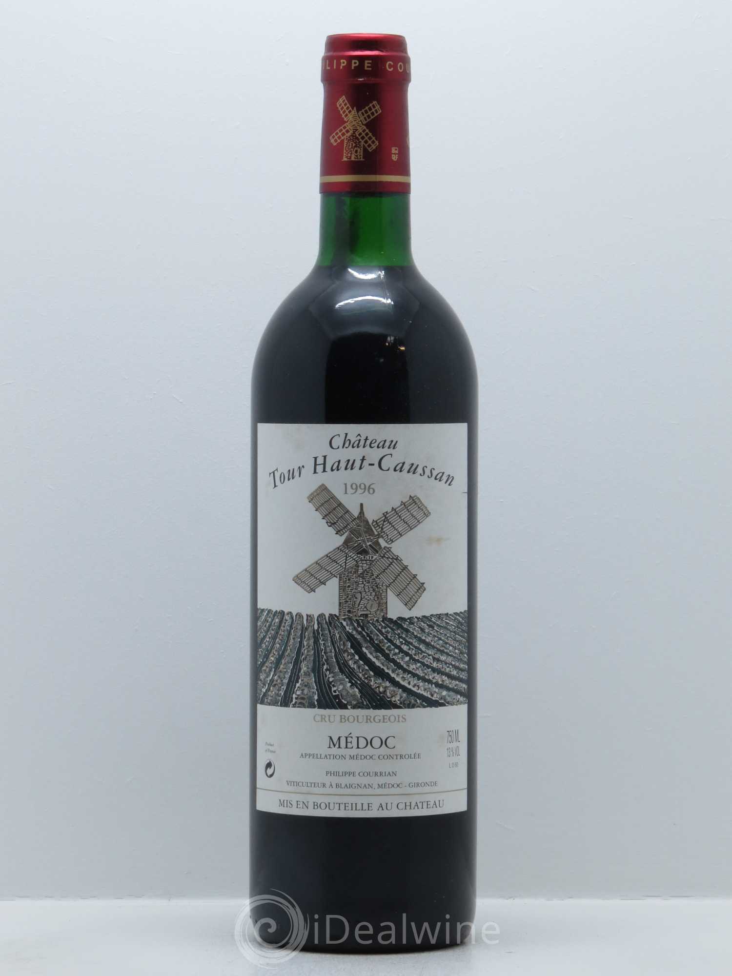 Château Tour Haut-Caussan Cru Bourgeois 1996 - Lot de 1 bouteille - 0