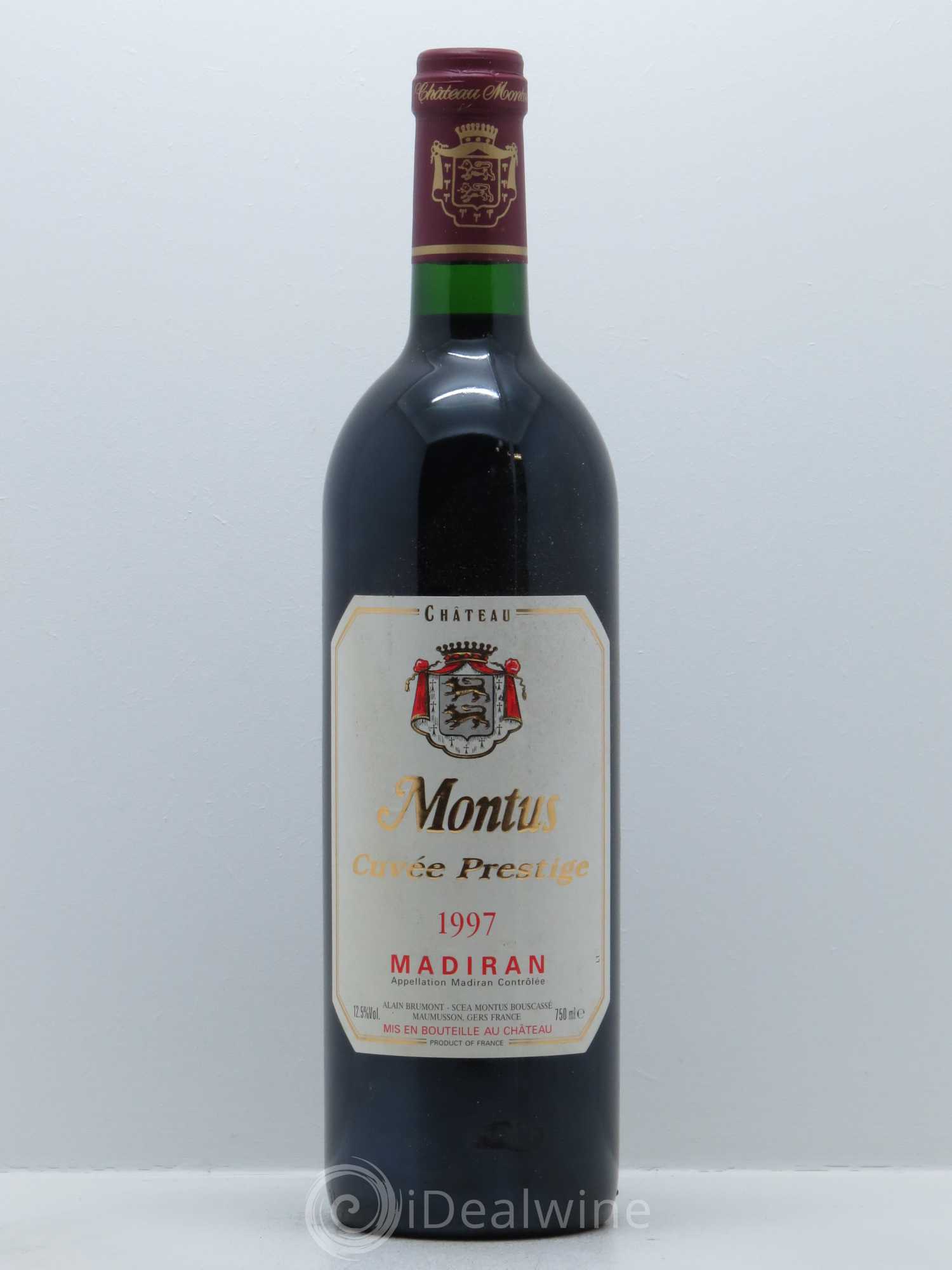 Madiran Château Montus-Prestige Alain Brumont 1997 - Lot de 1 bouteille - 0