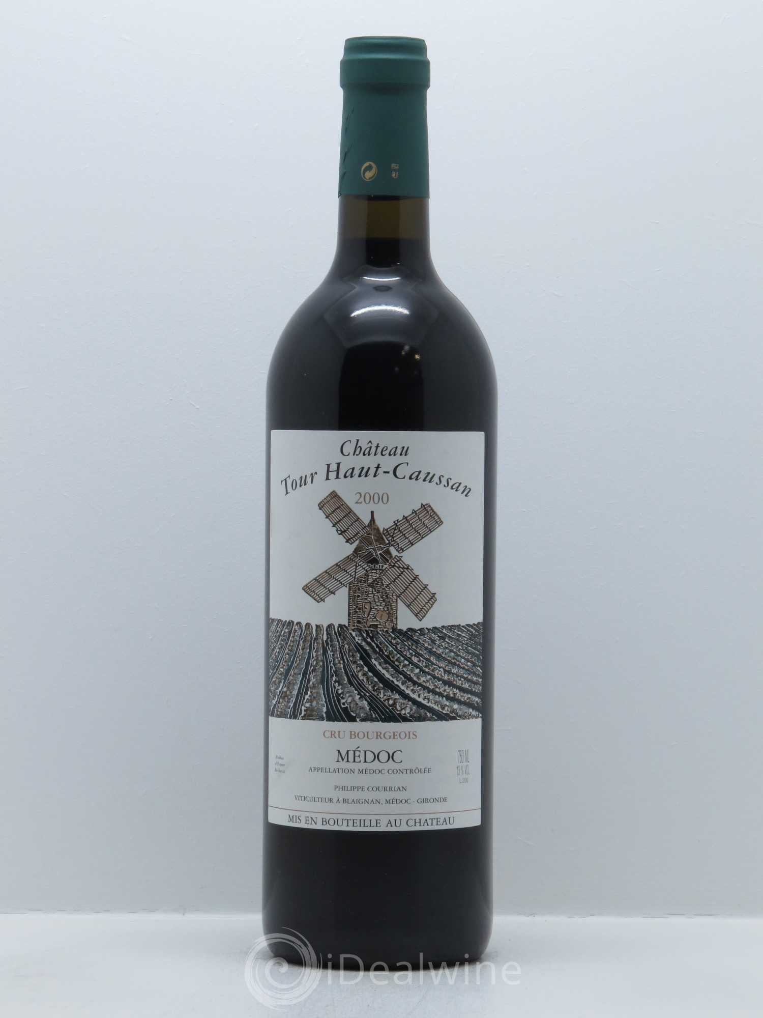 Château Tour Haut-Caussan Cru Bourgeois 2000 - Lot de 1 bouteille - 0