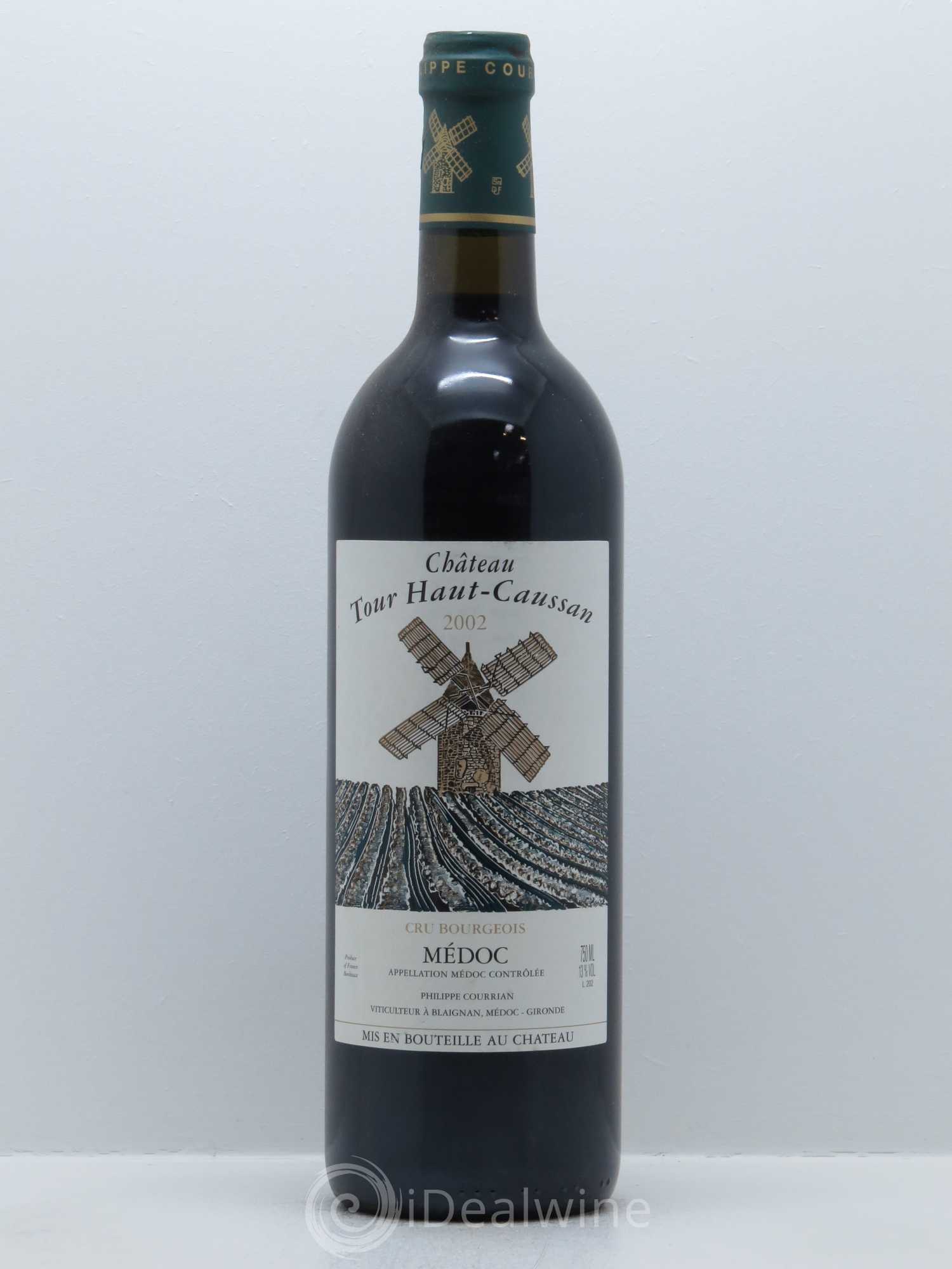 Château Tour Haut-Caussan Cru Bourgeois 2002 - Lot de 1 bouteille - 0
