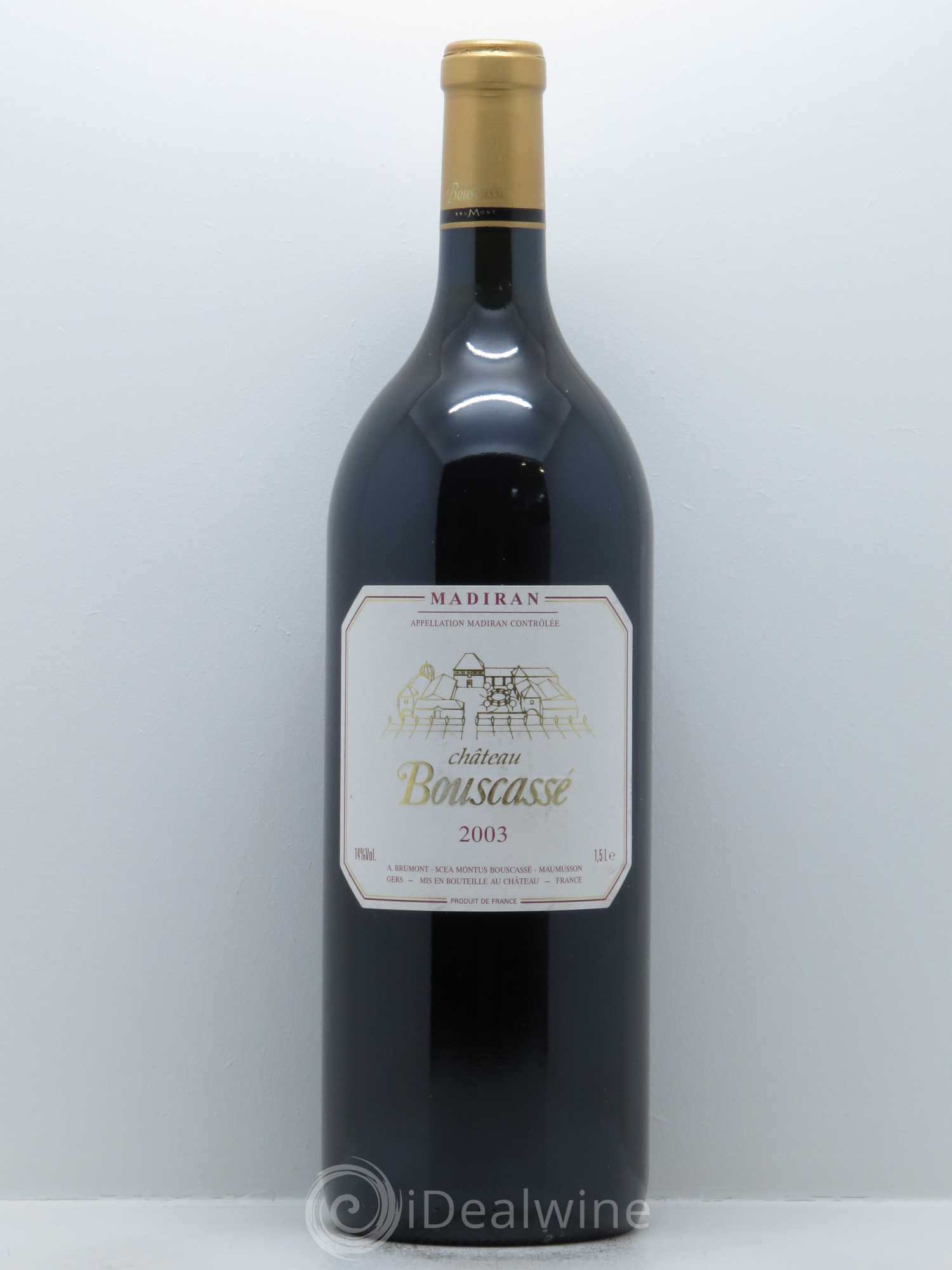 Madiran Château Bouscassé Alain Brumont 2003 - Lot de 1 magnum - 0