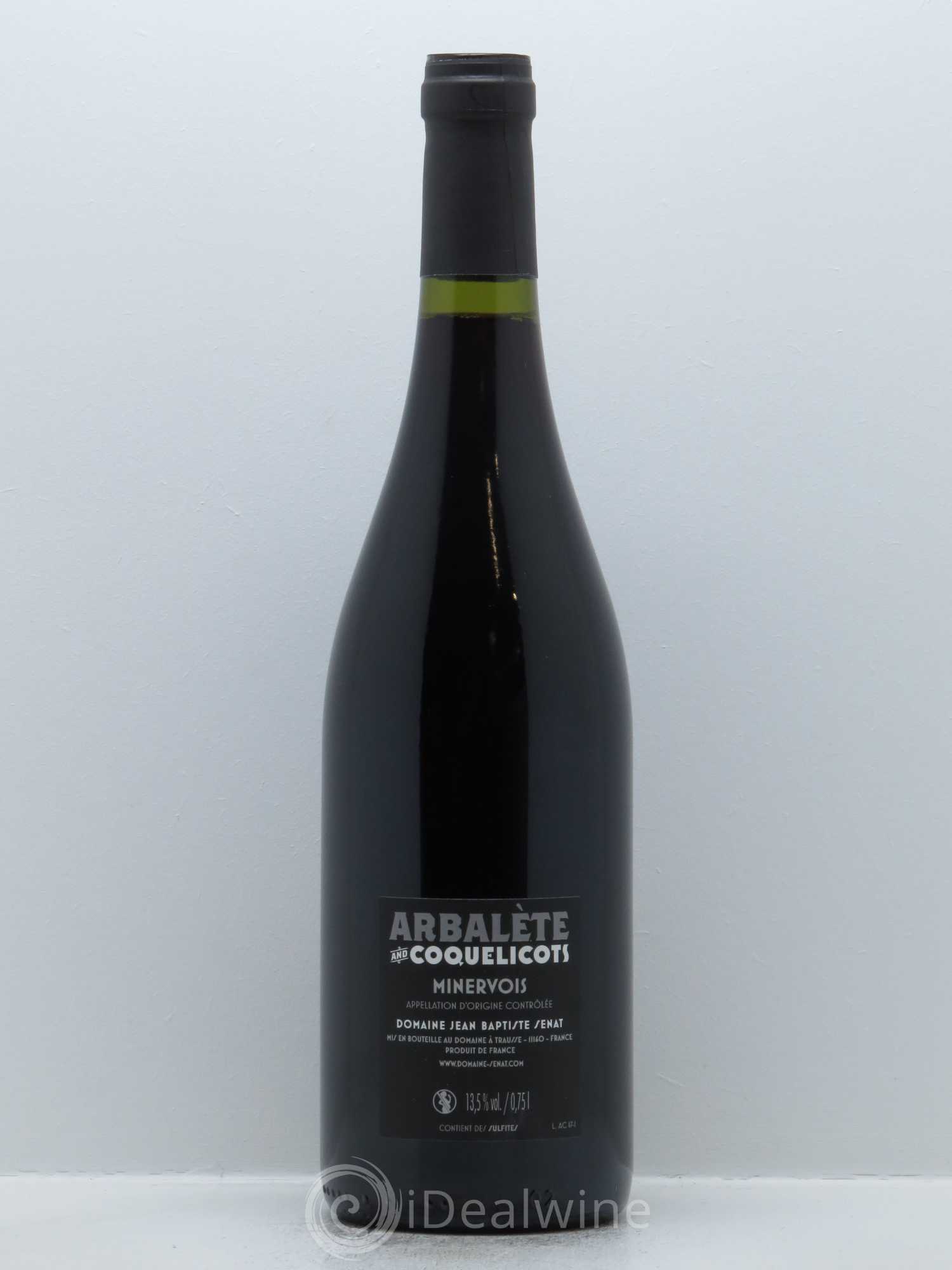 Minervois Arbalète et Coquelicots Jean-Baptiste Sénat 2016 - Posten von 1 Flasche - 1