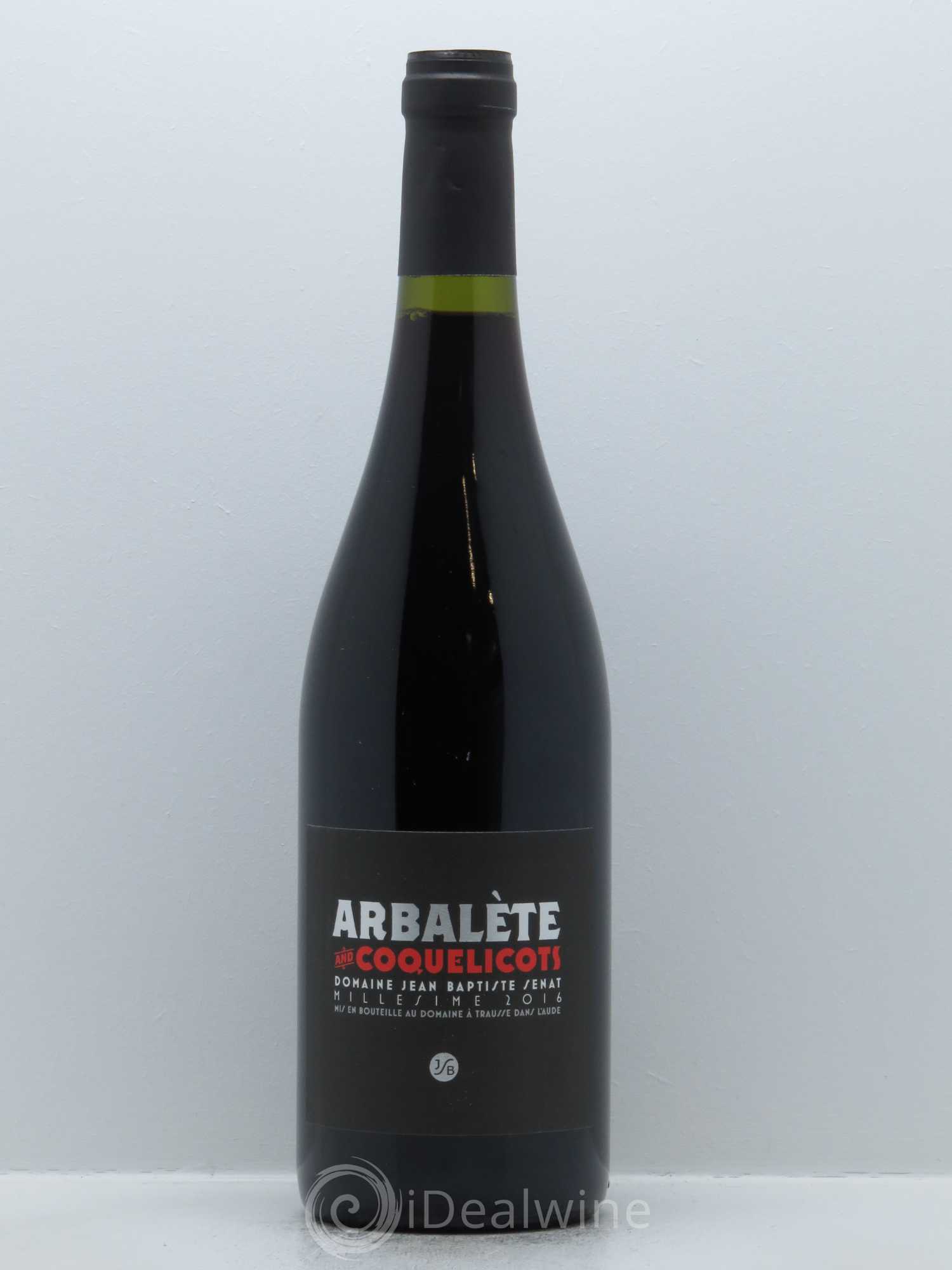 Minervois Arbalète et Coquelicots Jean-Baptiste Sénat 2016 - Posten von 1 Flasche - 0