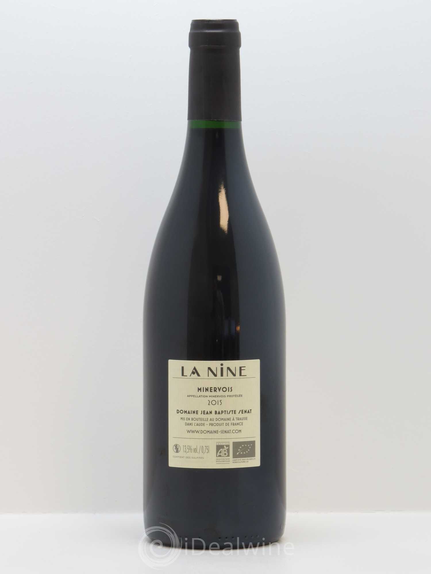Minervois La Nine Jean-Baptiste Sénat 2015 - Lot de 1 bouteille - 1