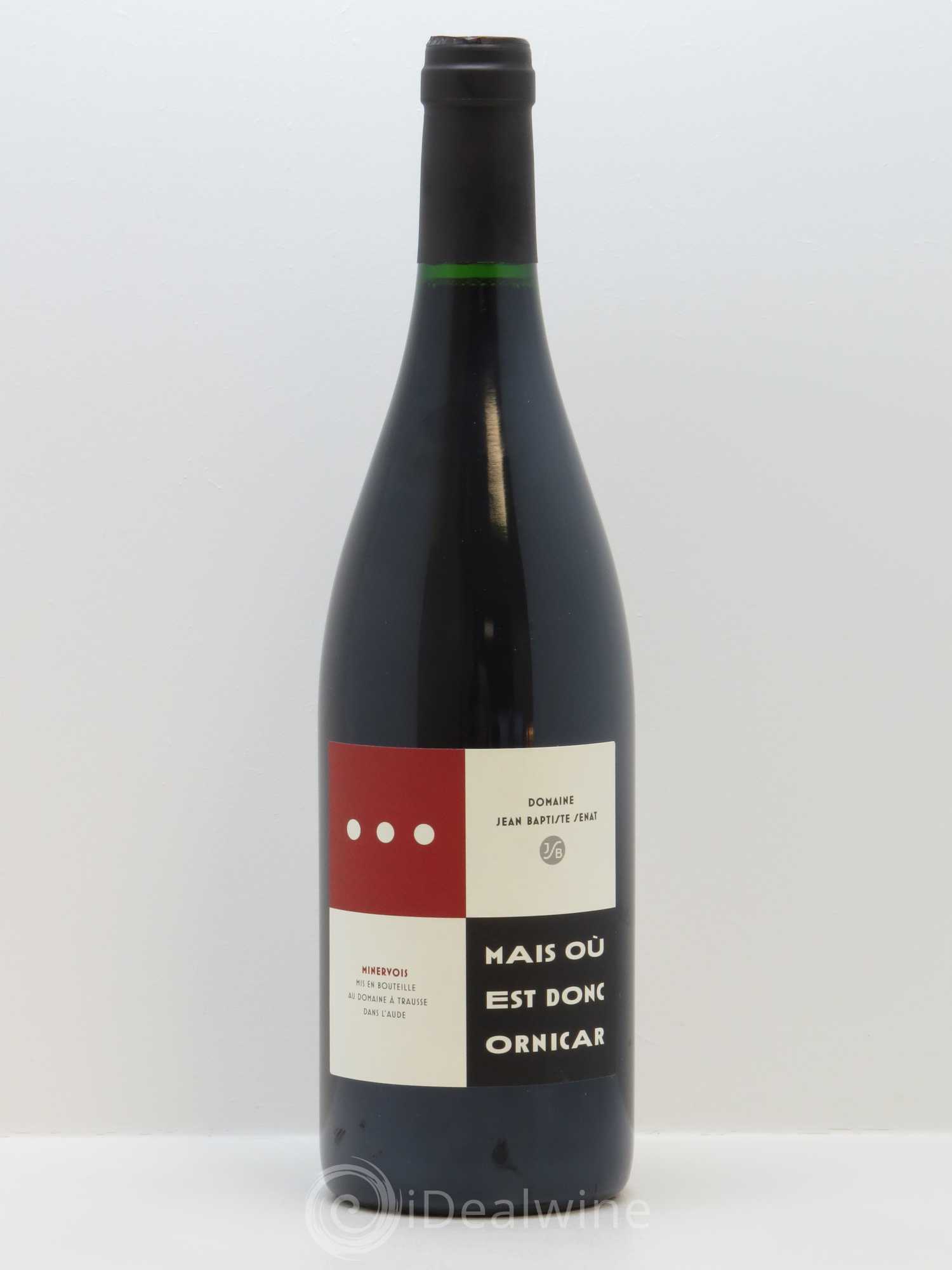 Minervois Ornicar Jean-Baptiste Sénat 2015 - Lot de 1 bouteille - 0