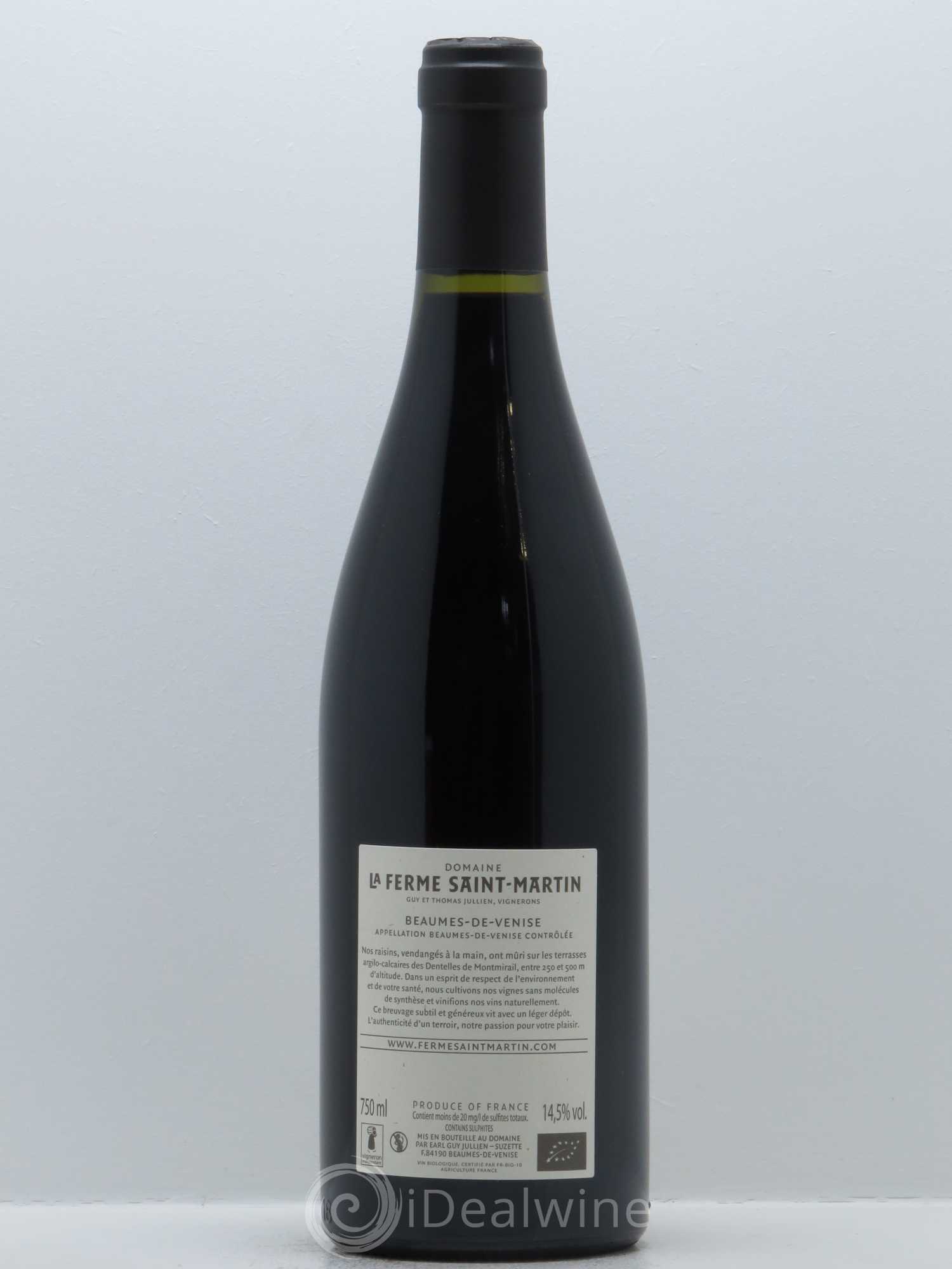 Beaumes-de-Venise Costancia La Ferme Saint-Martin (Domaine) 2015 - Lot de 1 bouteille - 1