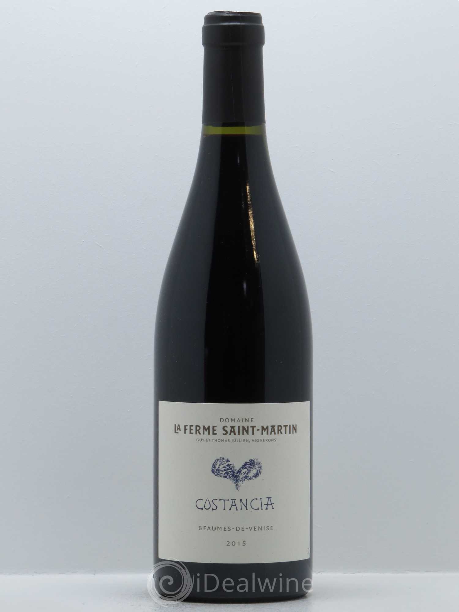 Beaumes-de-Venise Costancia La Ferme Saint-Martin (Domaine) 2015 - Lot de 1 bouteille - 0