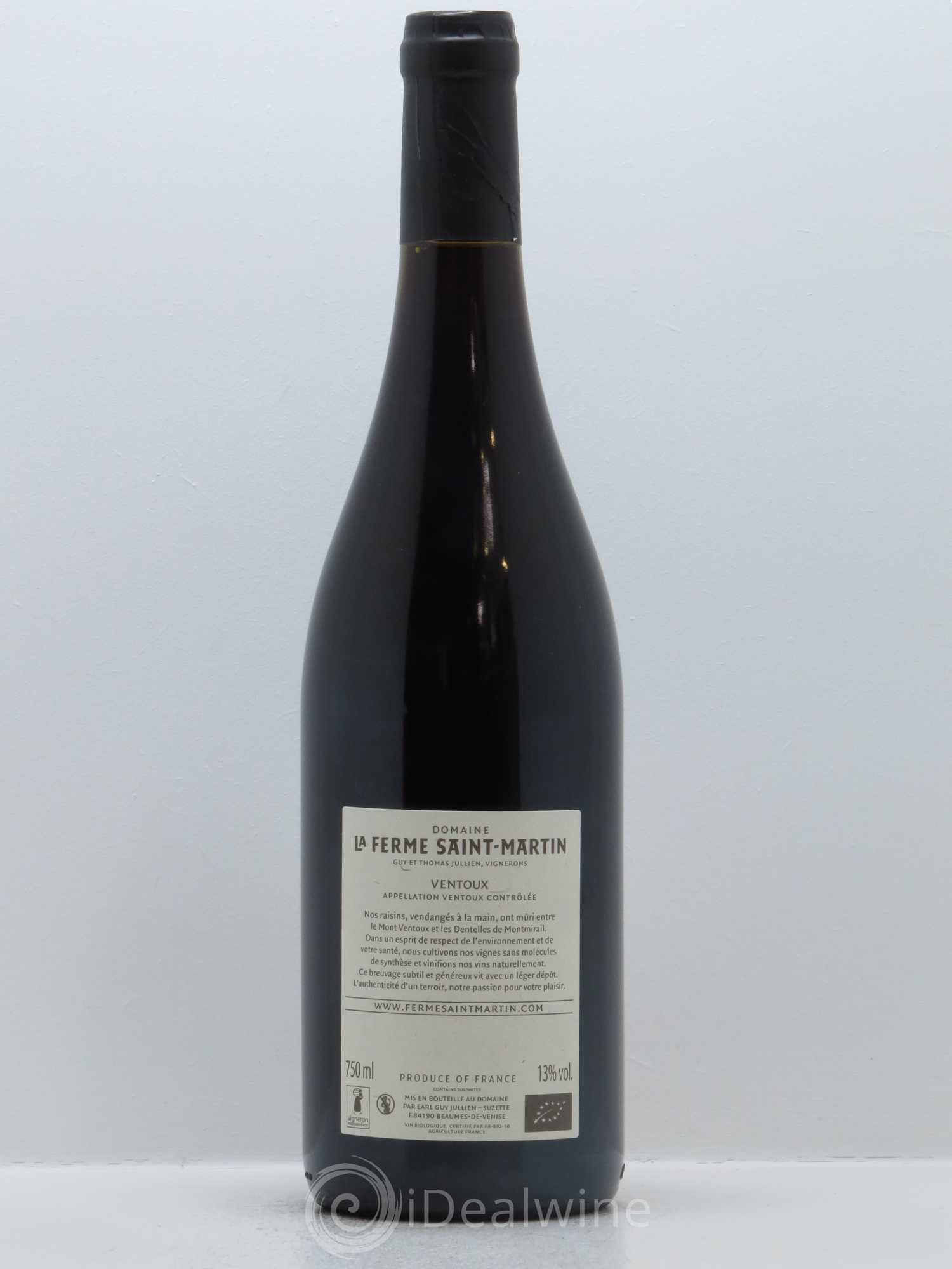 Ventoux La Gérine La Ferme Saint-Martin (Domaine) 2016 - Lot de 1 bouteille - 1