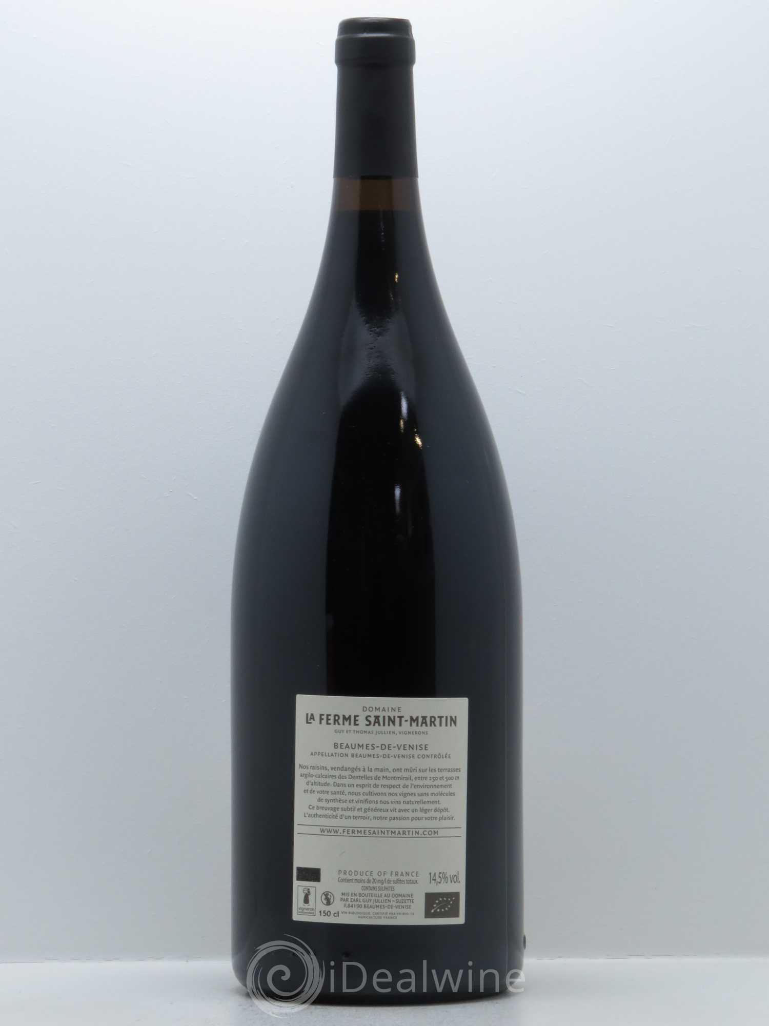 Beaumes-de-Venise Les Terres Jaunes La Ferme Saint-Martin (Domaine) 2015 - Lot de 1 magnum - 1