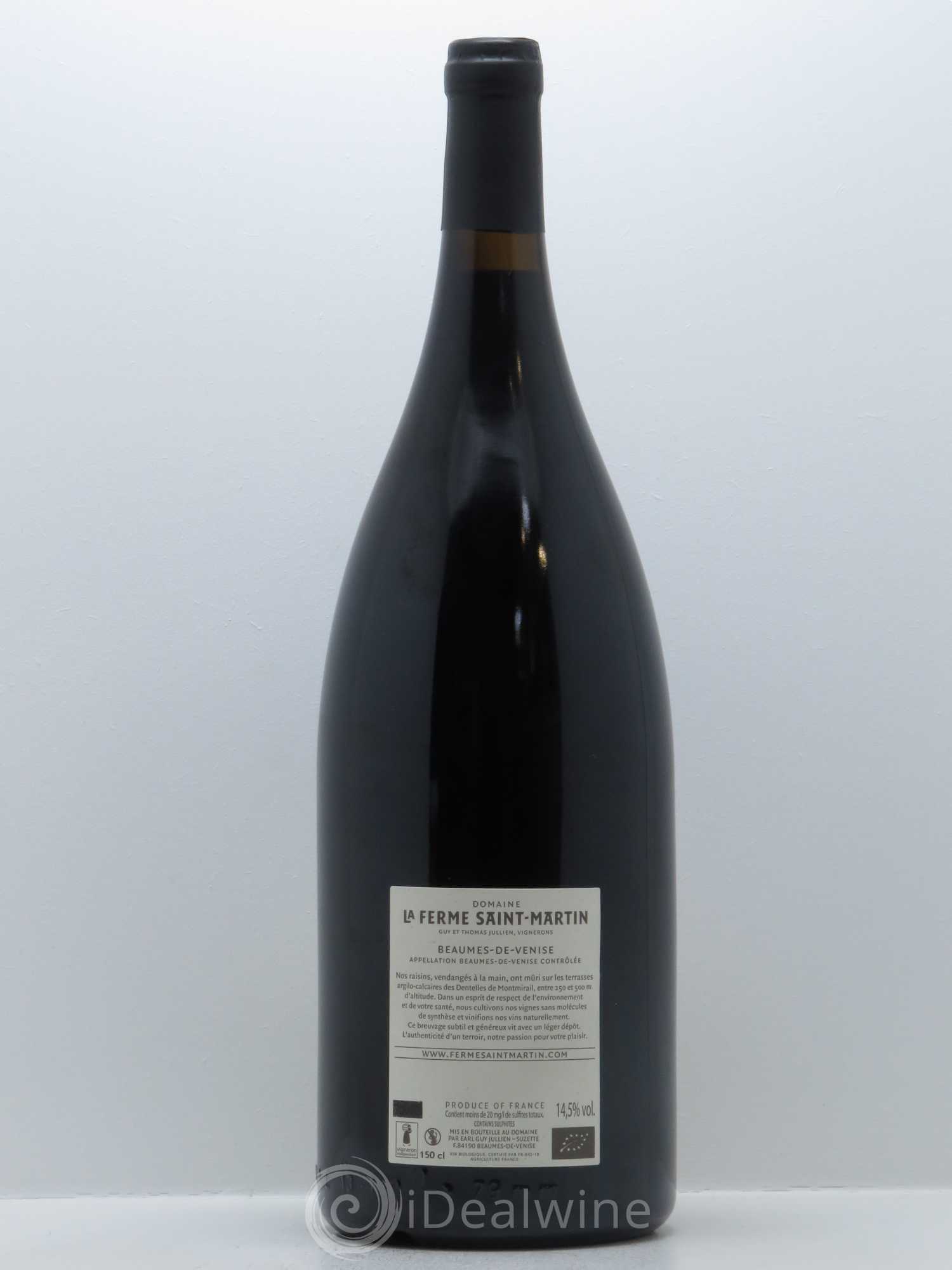 Beaumes-de-Venise Saint-Martin La Ferme Saint-Martin (Domaine) 2015 - Lot de 1 magnum - 1