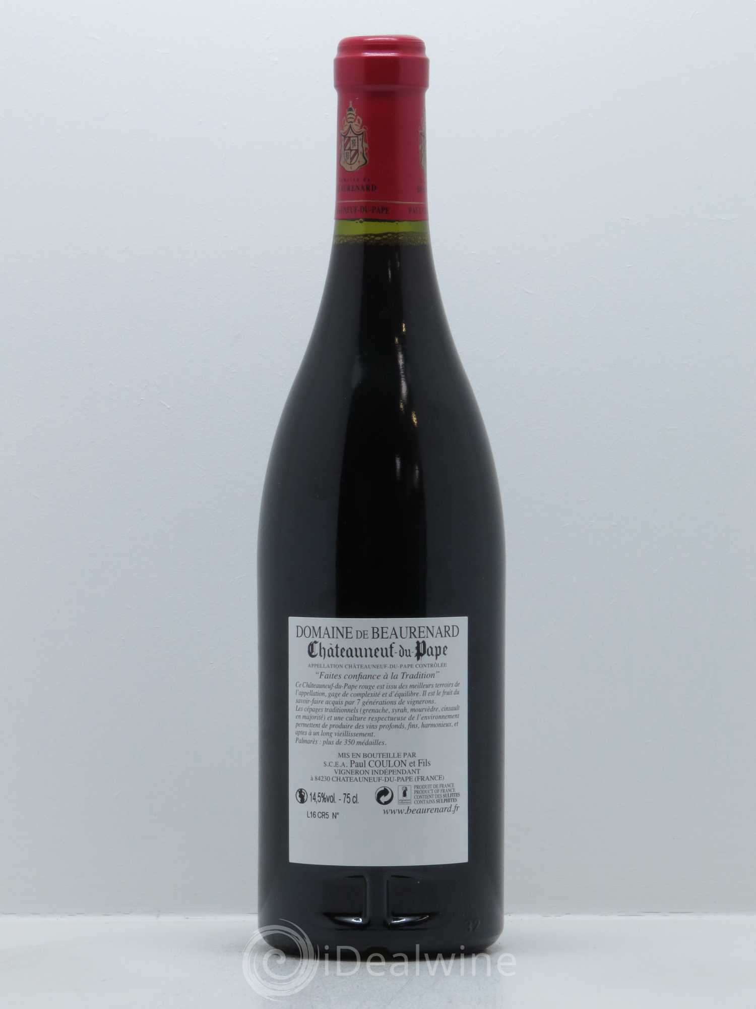 Châteauneuf-du-Pape Beaurenard (Domaine de) 2007 - Lot de 1 bouteille - 1