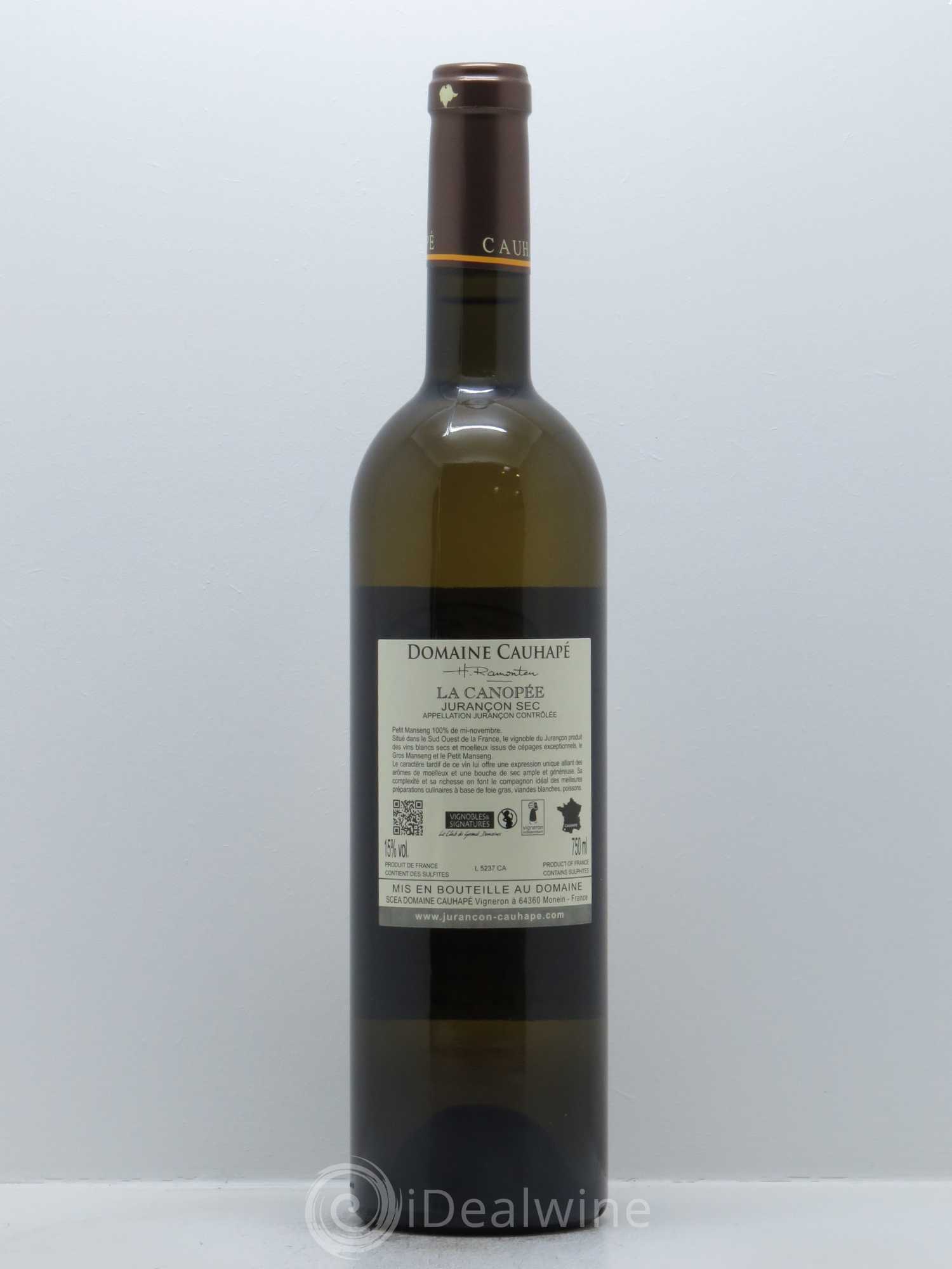 Jurançon Sec La Canopée Cauhapé 2014 - Lot de 1 bouteille - 1