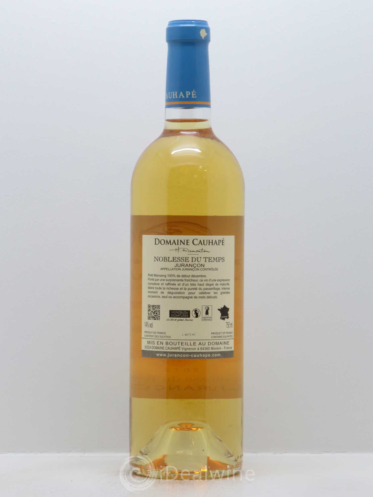 Jurançon Noblesse du temps Cauhapé (Domaine) 2012 - Lotto di 1 bottiglia - 1