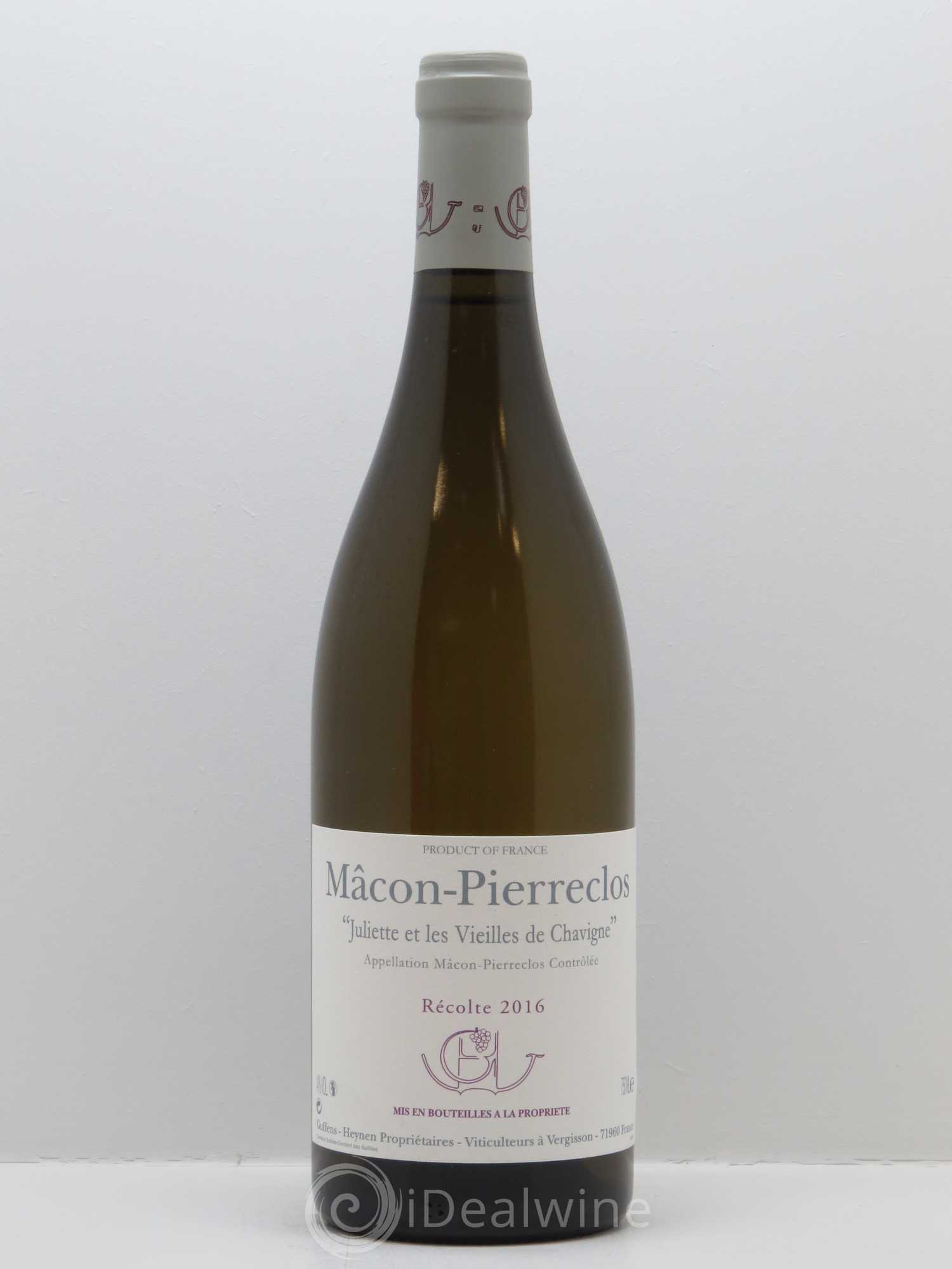 Mâcon-Pierreclos Juliette et Les Vieilles de Chavigne Guffens-Heynen 2016 - Lotto di 1 bottiglia - 0
