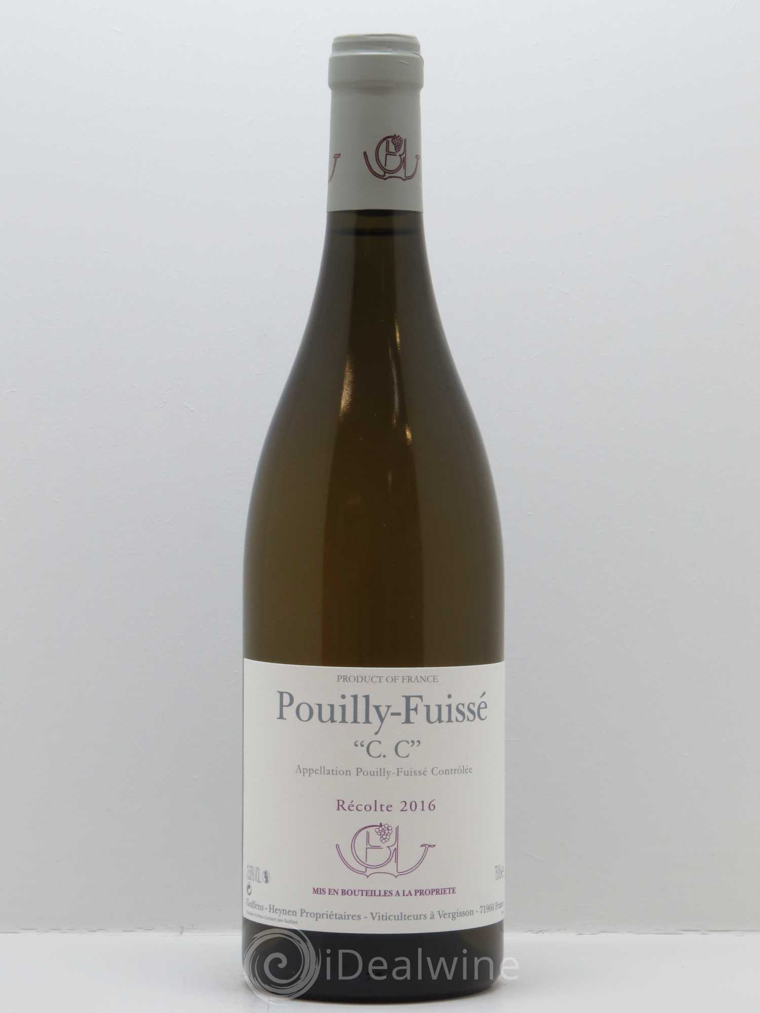 Pouilly-Fuissé C.C. Guffens-Heynen 2016 - Lot de 1 bouteille - 0