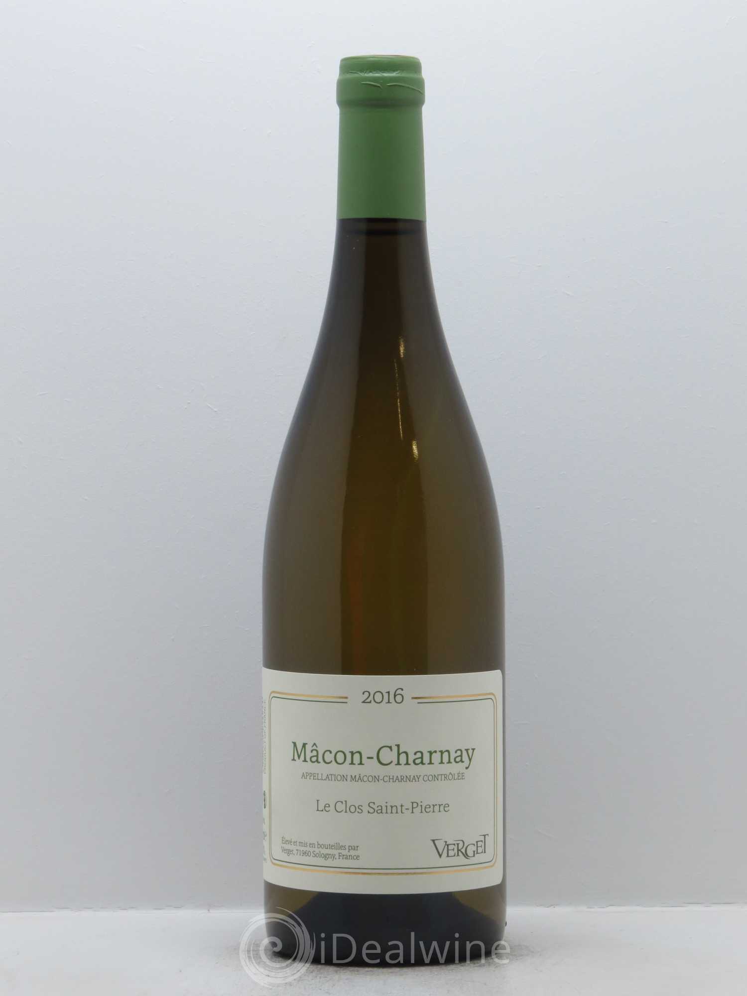 Mâcon-Charnay Le Clos Saint-Pierre Verget 2016 - Lot de 1 bouteille - 0