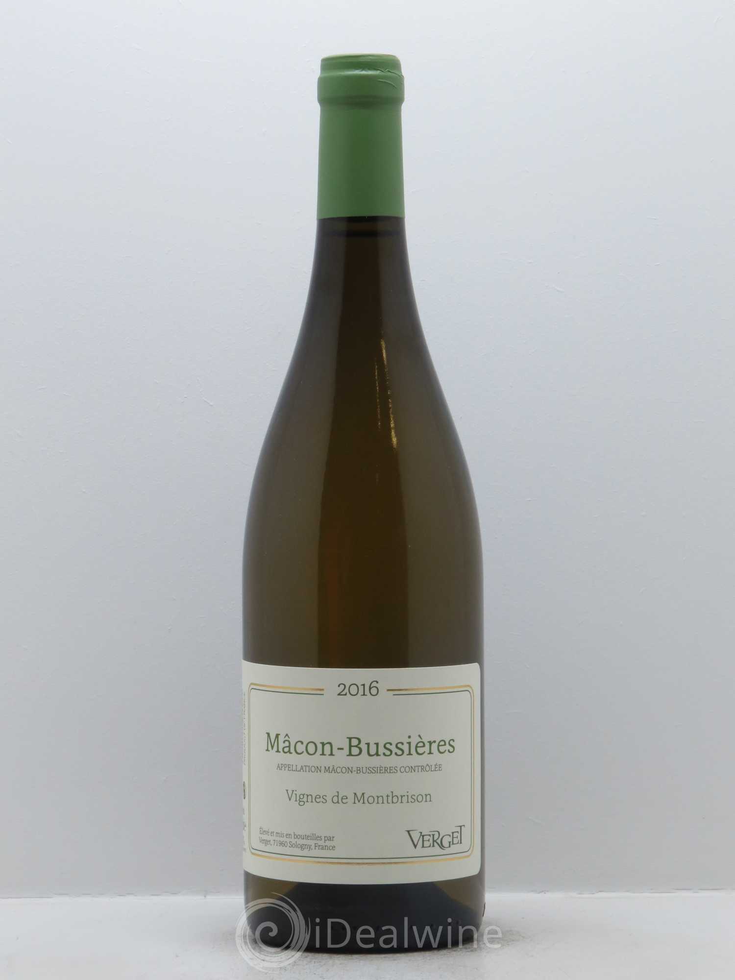 Mâcon-Bussières Vignes de Montbrison Verget 2016 - Lot de 1 bouteille - 0