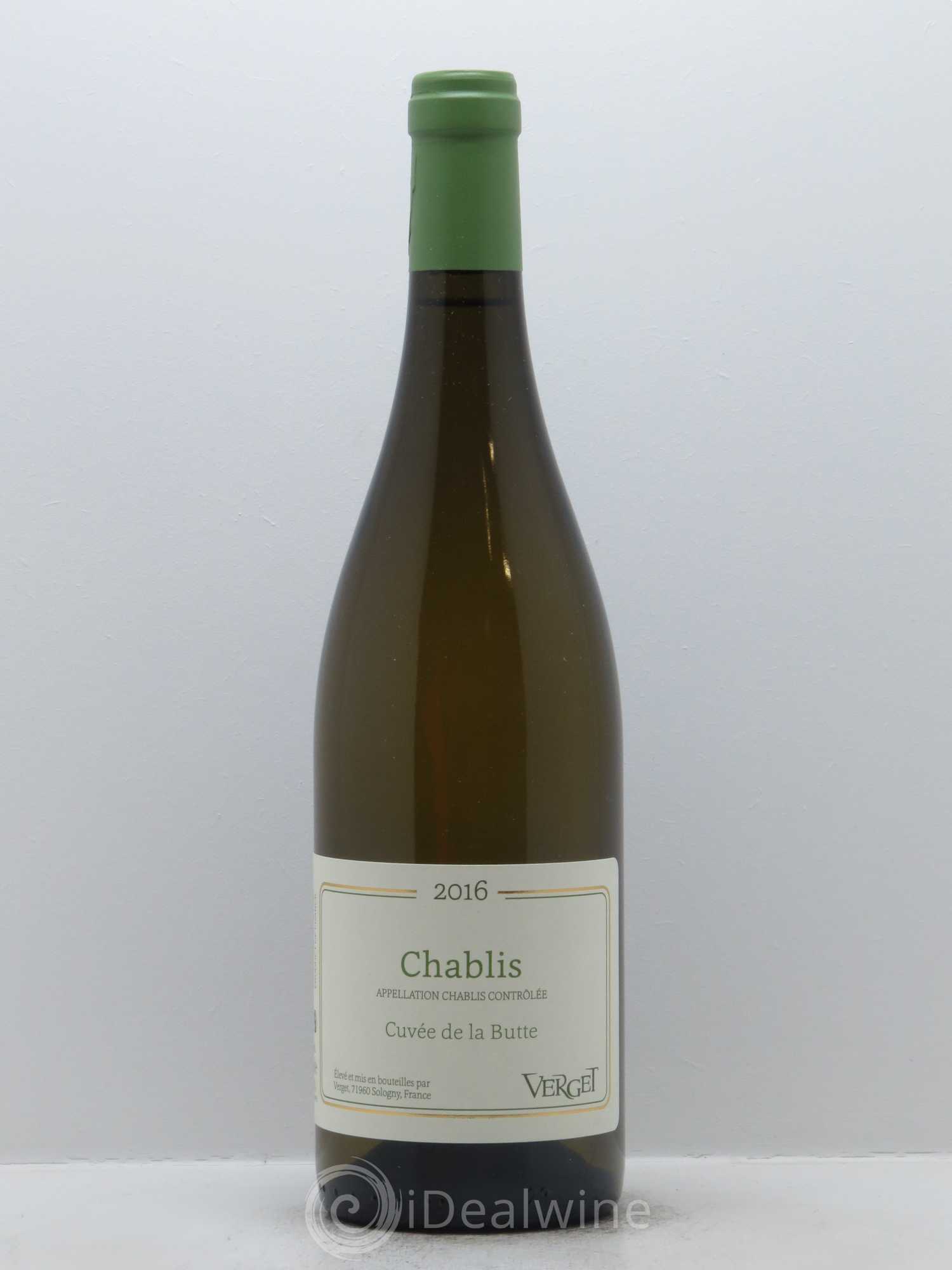 Chablis Cuvée de la Butte Verget 2016 - Lot de 1 bouteille - 0