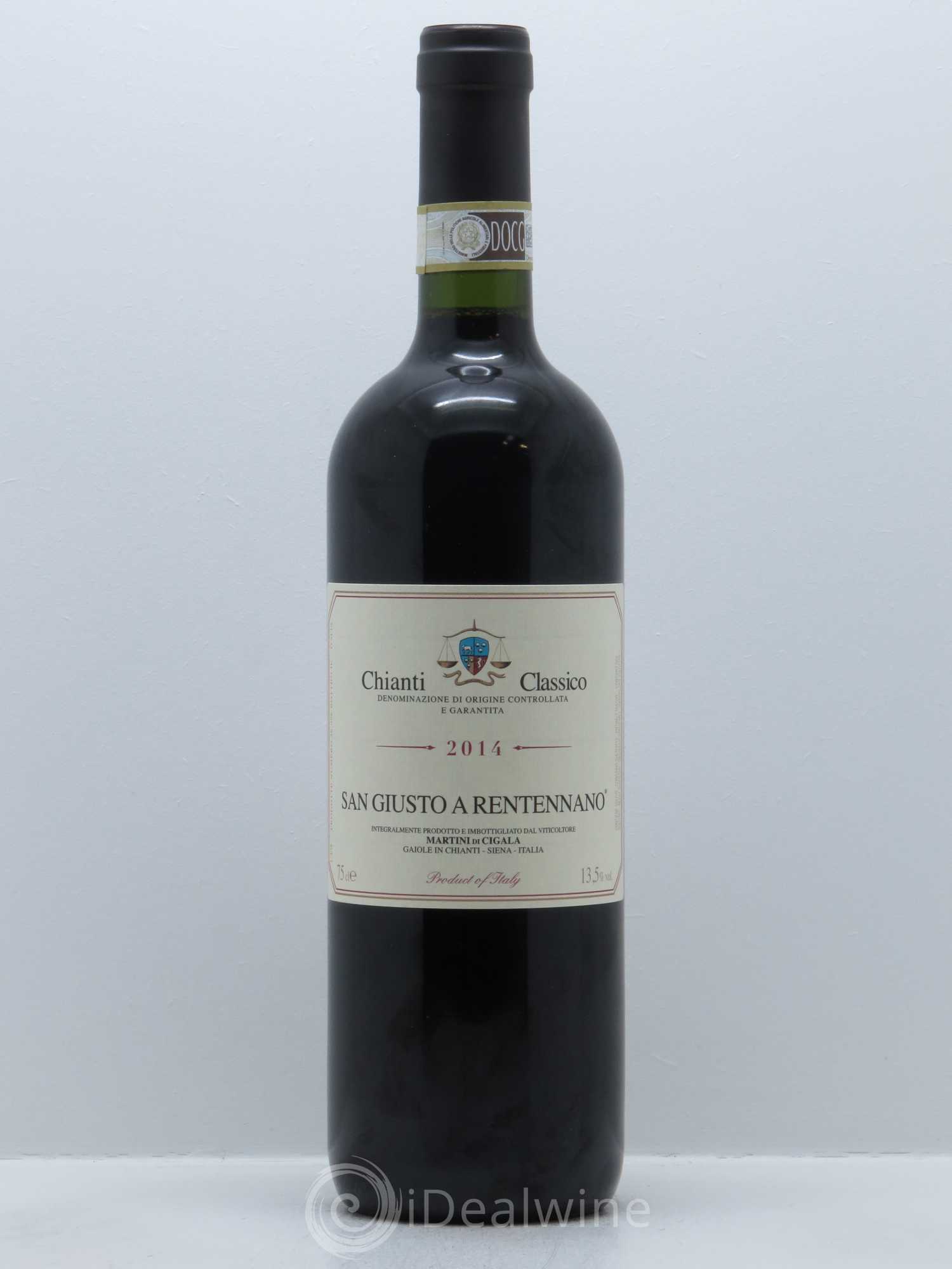 Chianti Classico DOCG San Giusto A Rentennano Famille Martini di Cigala 2014 - Lot de 1 bouteille - 0