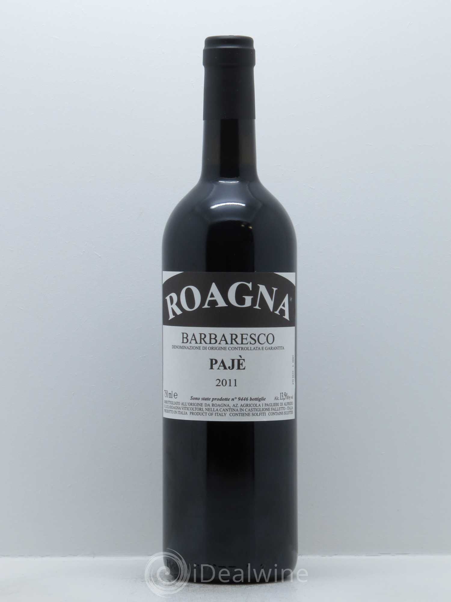 Barbaresco DOCG Pajè Roagna 2011 - Lot de 1 bouteille - 0