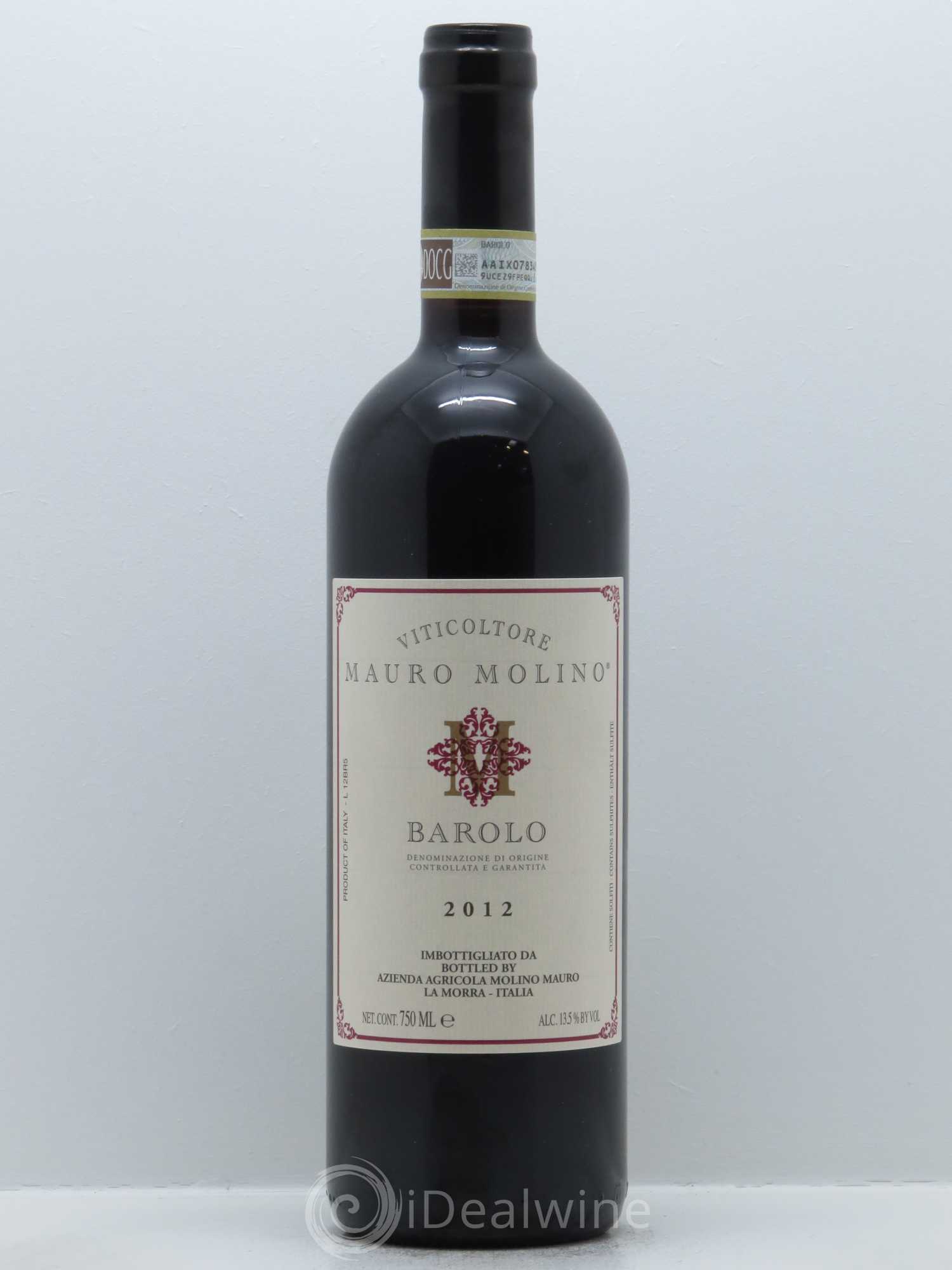 Barolo DOCG Mauro Molino 2012 - Lot de 1 bouteille - 0