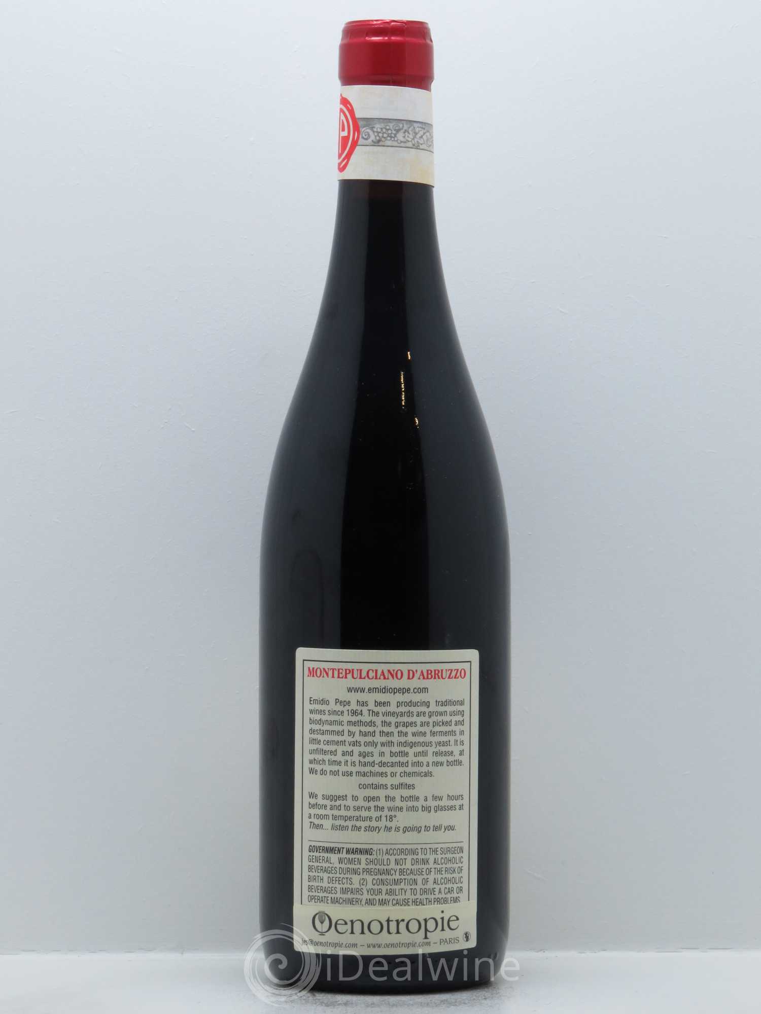 Montepulciano d'Abruzzo DOC Riserva Vecchie Viti Emidio Pepe 2012 - Lot de 1 bouteille - 1