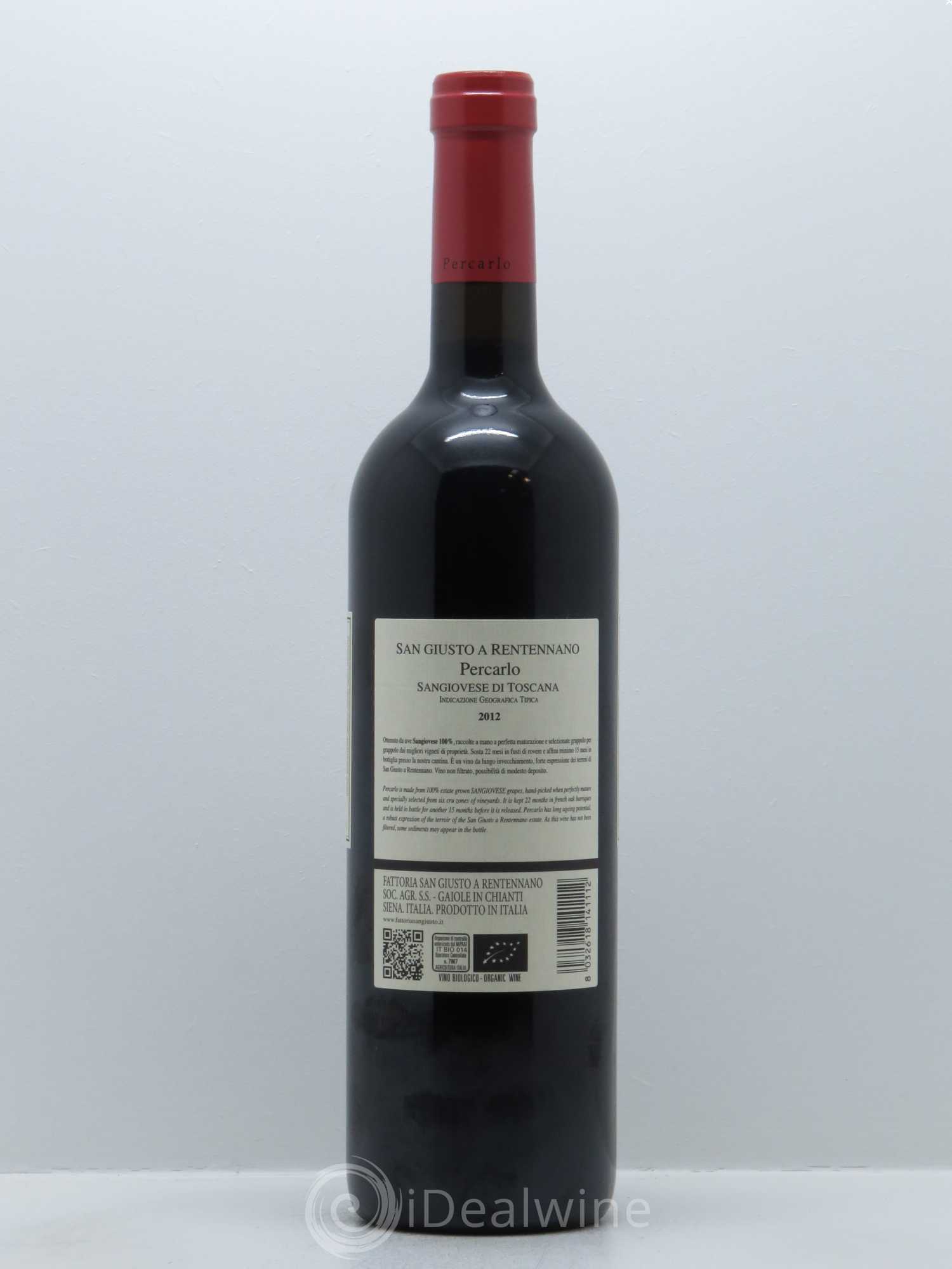 Toscana IGT San Giusto a Rentennano Percarlo Famille Martini di Cigala 2012 - Lot de 1 bouteille - 1