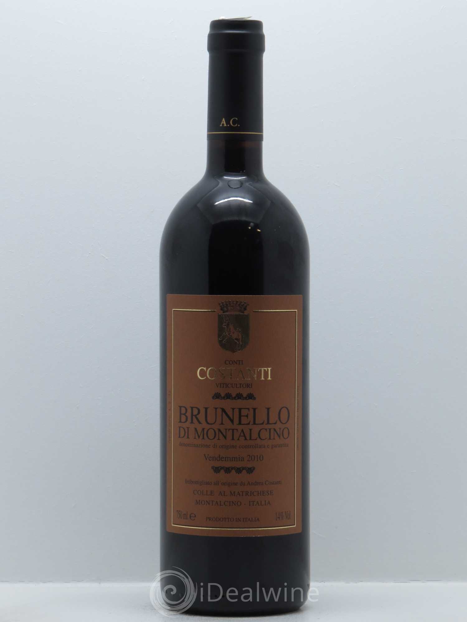 Brunello di Montalcino DOCG Conti Costanti 2010 - Lot de 1 bouteille - 0