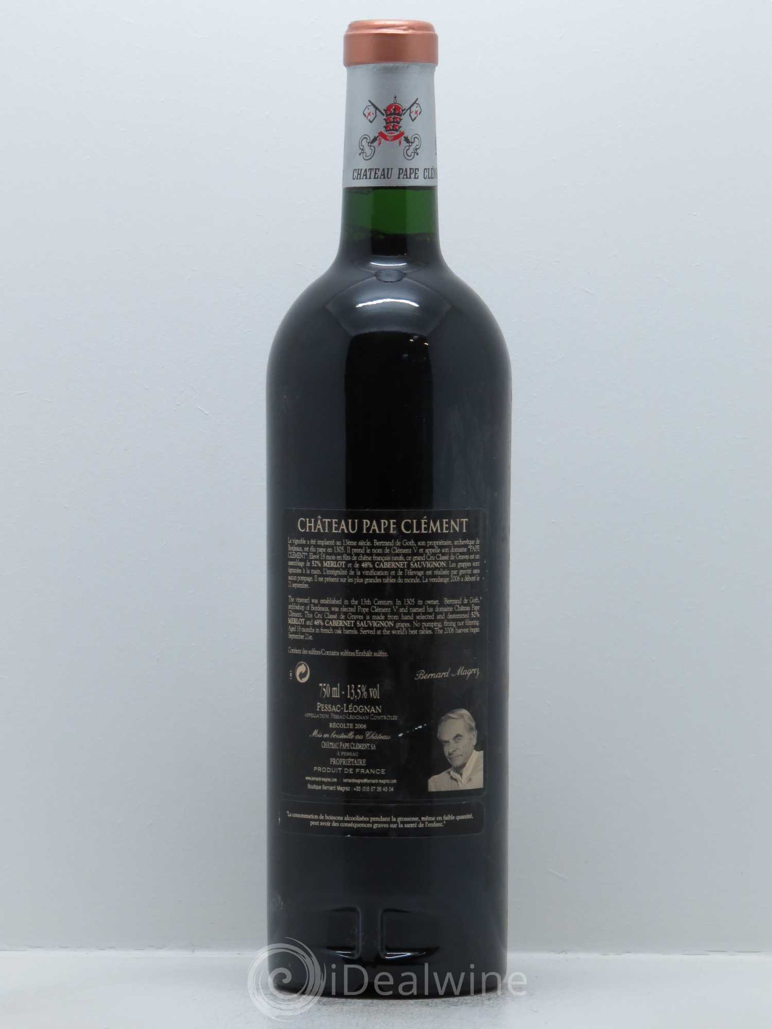 Château Pape Clément Cru Classé de Graves 2006 - Lot de 1 bouteille - 1
