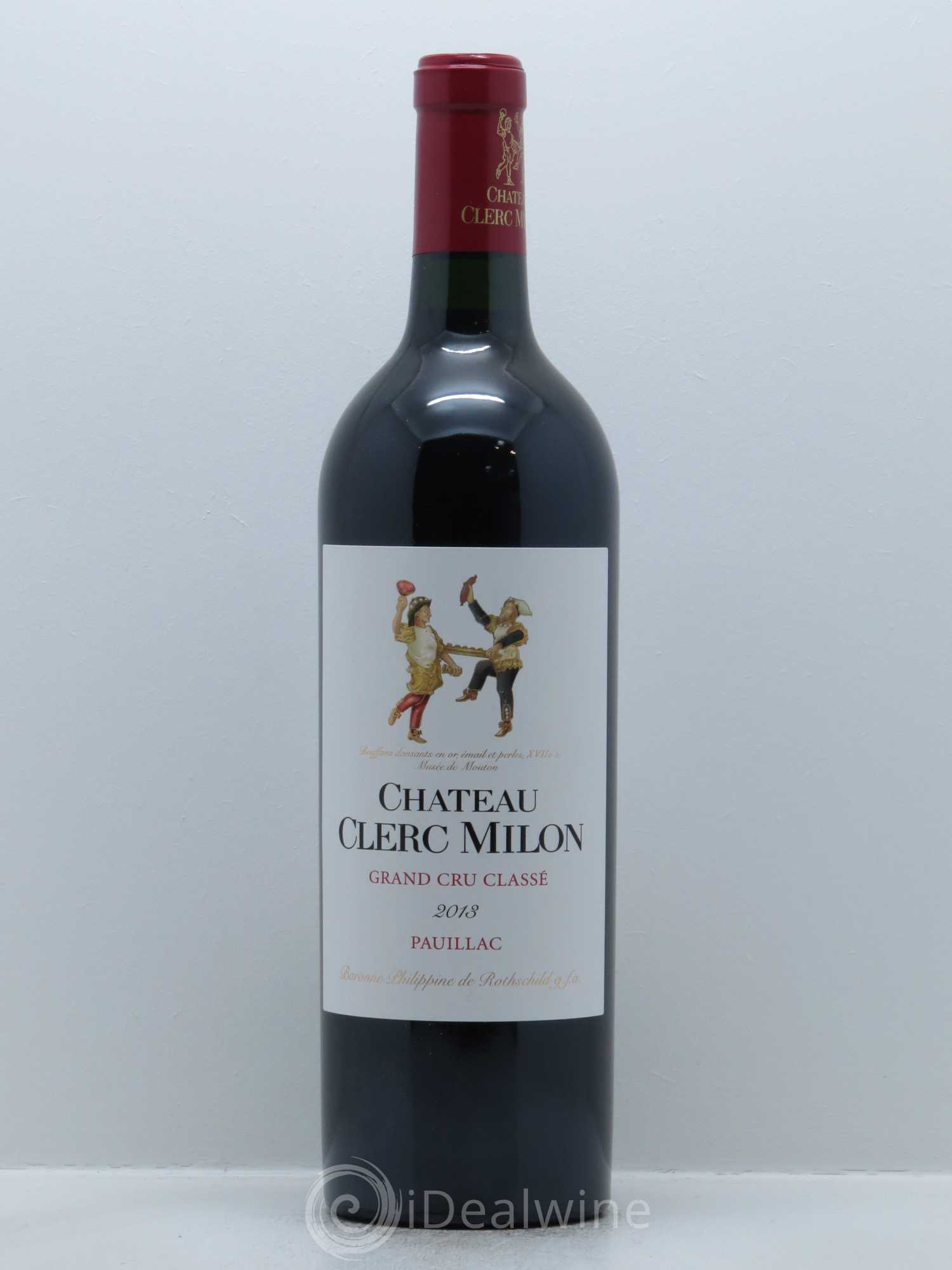 Château Clerc Milon 5ème Grand Cru Classé 2013 - Lot de 1 bouteille - 0