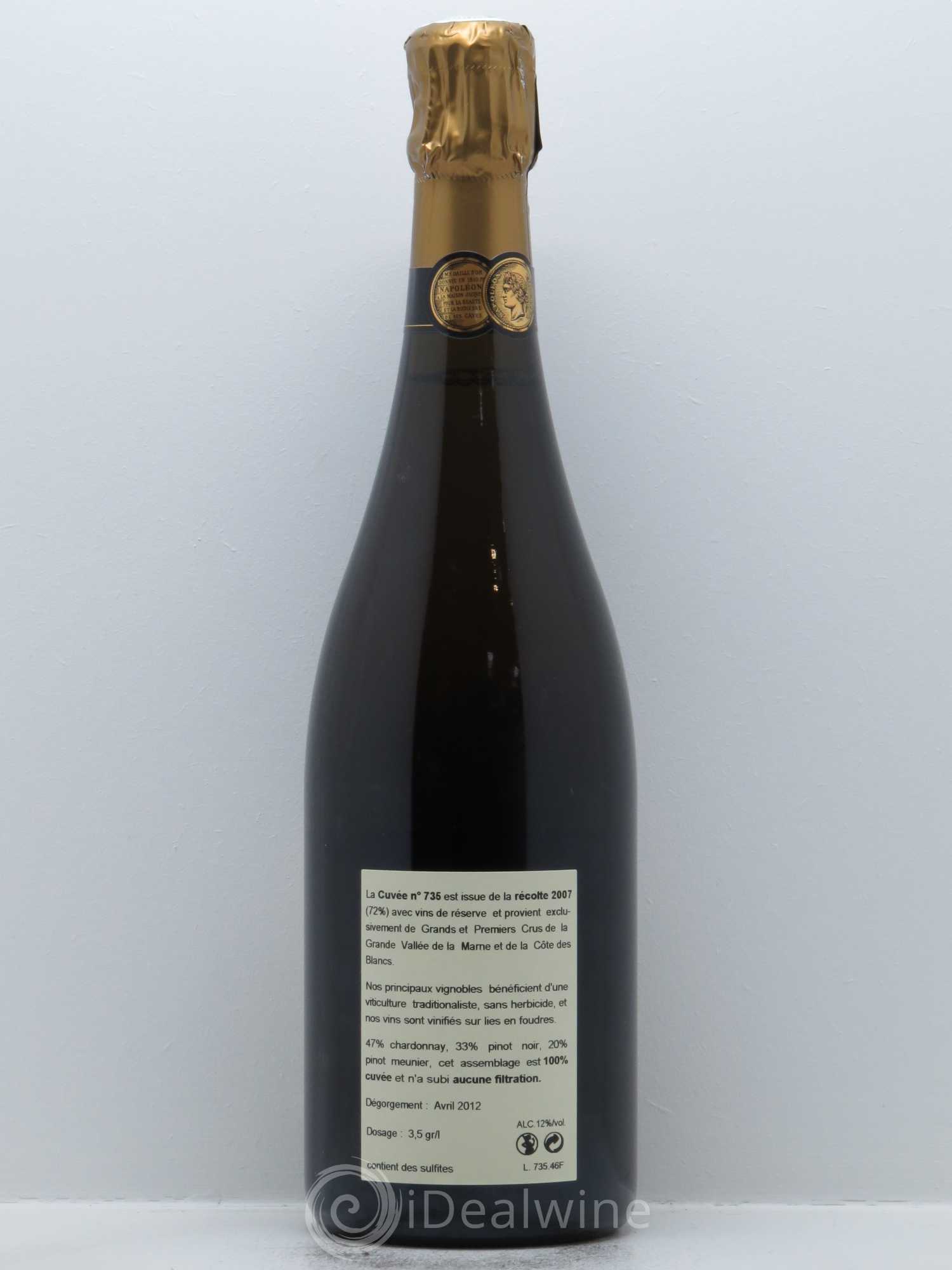 Cuvée 735 Jacquesson - Lot de 1 bouteille - 1