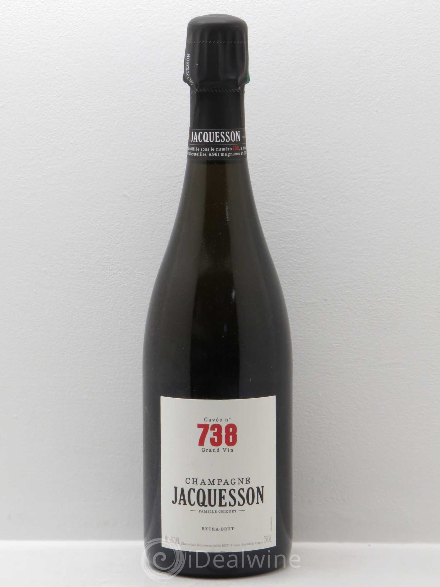 Cuvée 738 Extra-Brut Jacquesson - Lot de 1 bouteille - 0
