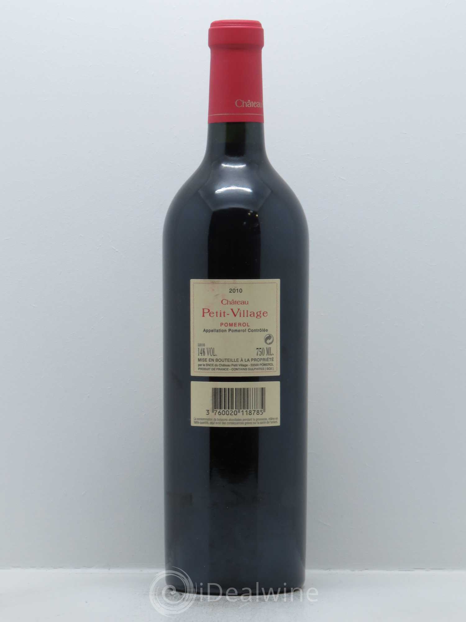 Château Petit Village 2010 - Lot de 1 bouteille - 1