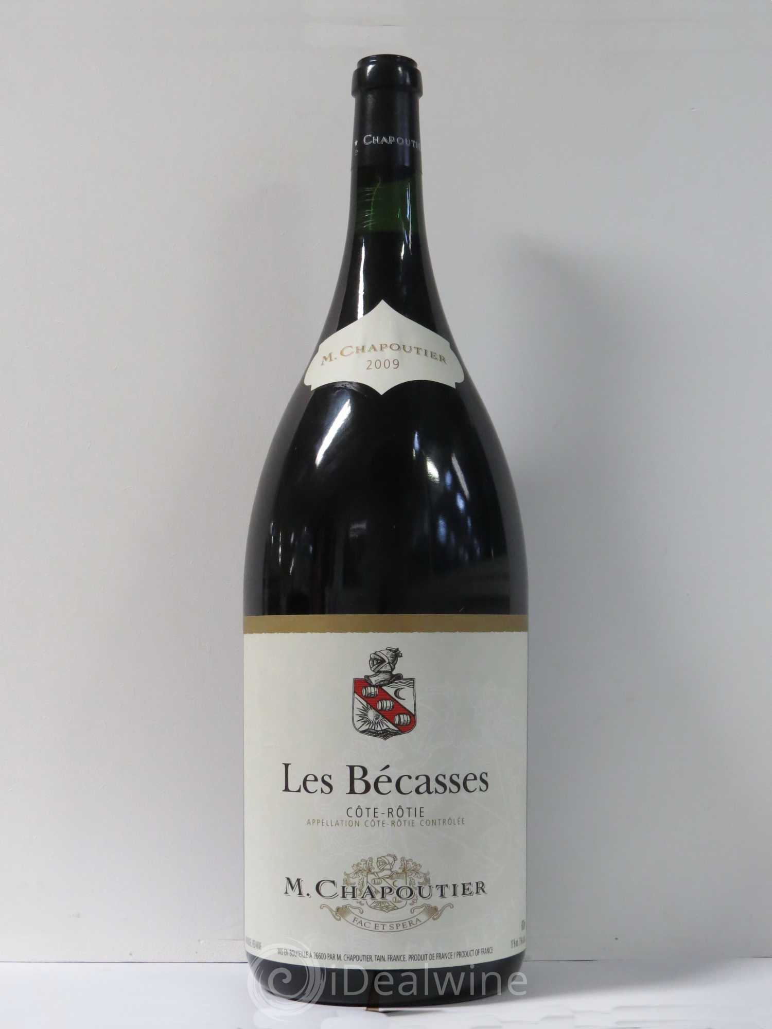 Côte-Rôtie Les Bécasses Chapoutier 2009 - Lot de 1 impériale - 0