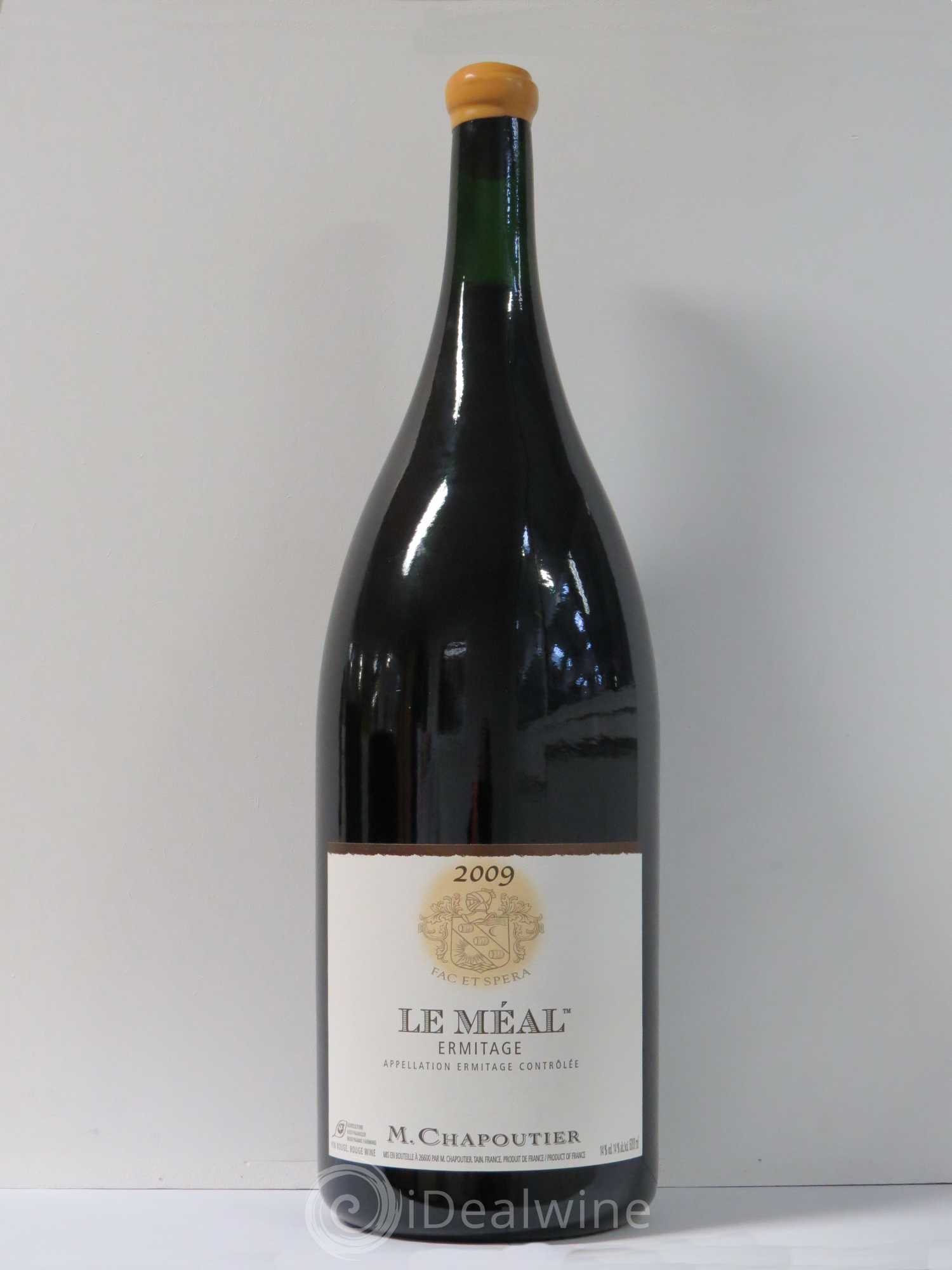 Hermitage Ermitage Le Méal Chapoutier 2009 - Lot de 1 impériale - 0