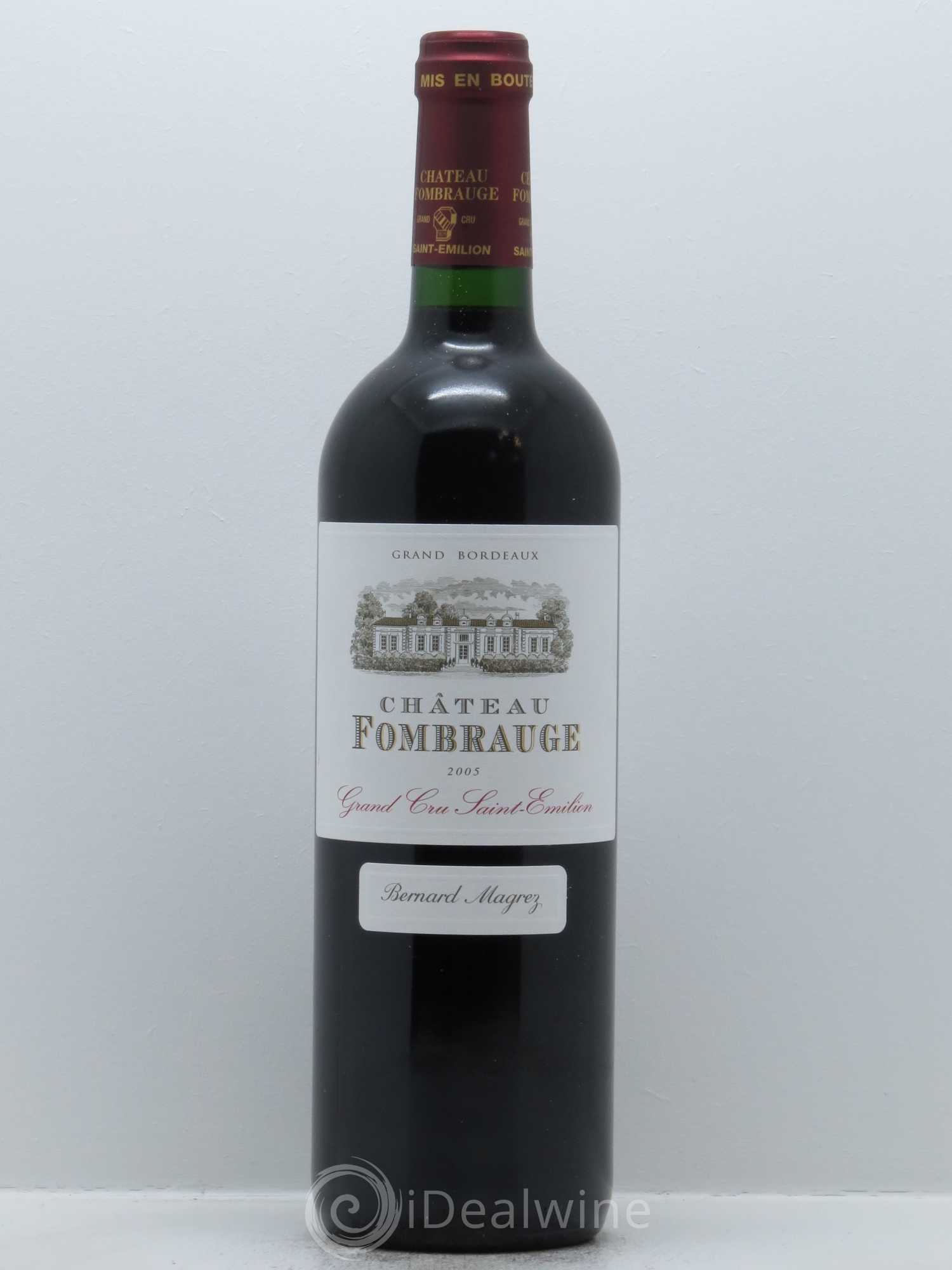 Château Fombrauge Grand Cru Classé 2005 - Lot de 1 bouteille - 0