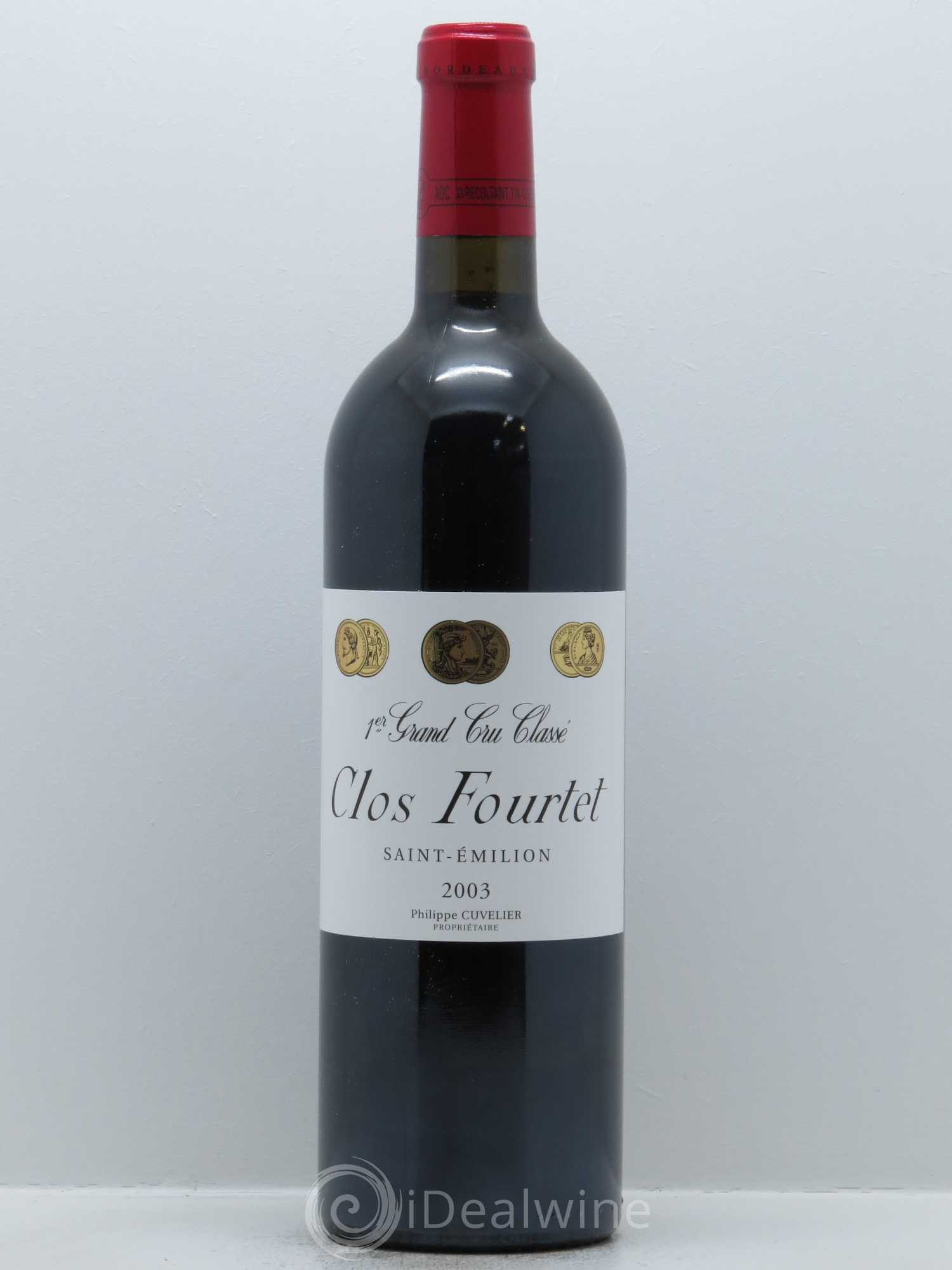 Clos Fourtet 1er Grand Cru Classé B 2003 - Lot de 1 bouteille - 0